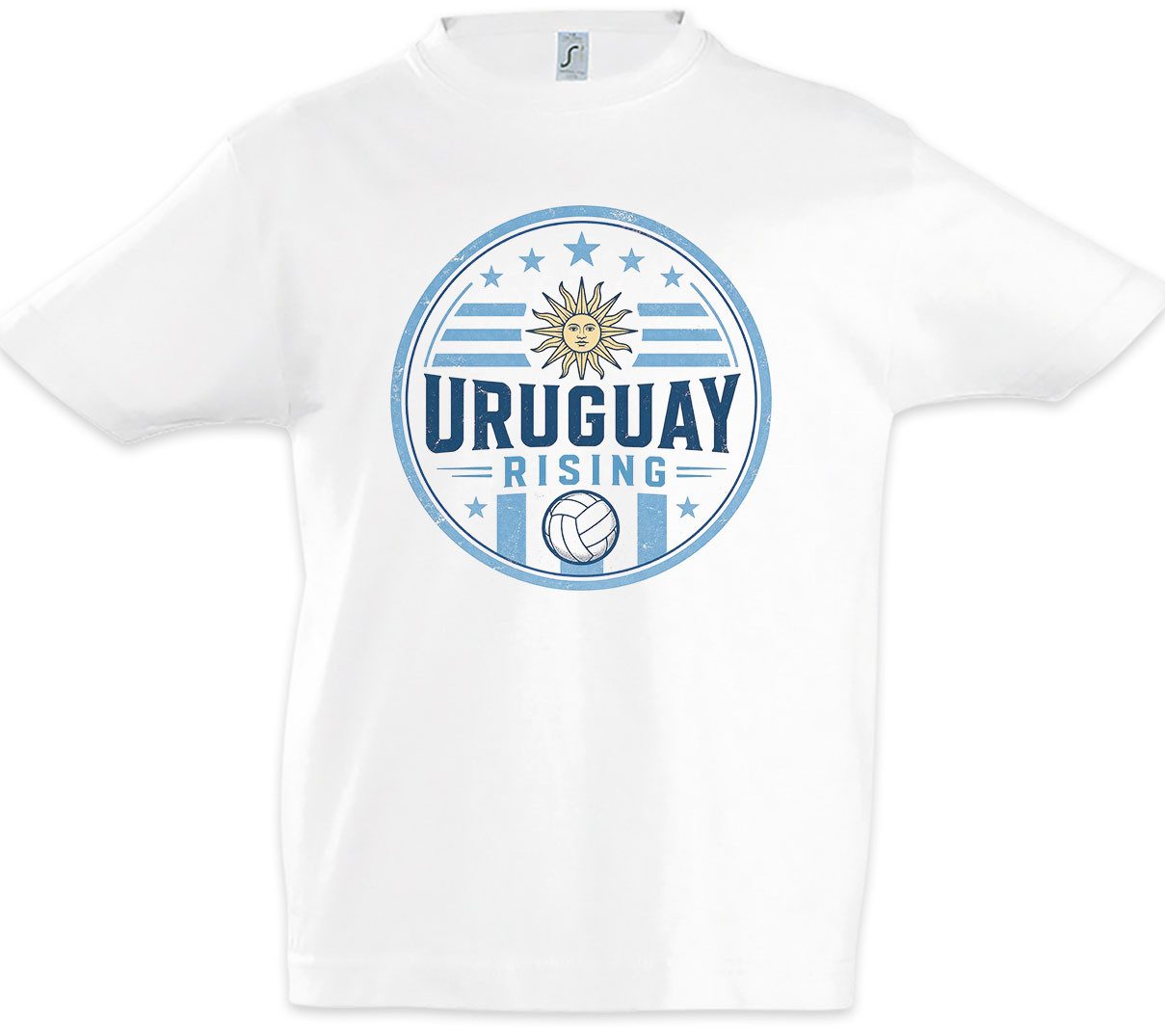Urban Backwoods Print-Shirt Team Uruguay 3 Kinder T-Shirt Team La Celeste WM Montevideo Supporter (1-tlg) Charrúa Garra Fußball Soccer