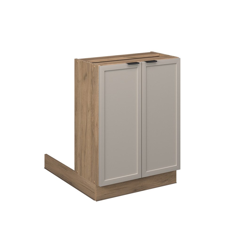 Vicco Unterschrank Fame-Line, GrauBeige/Goldkraft Eiche, 60 günstig online kaufen