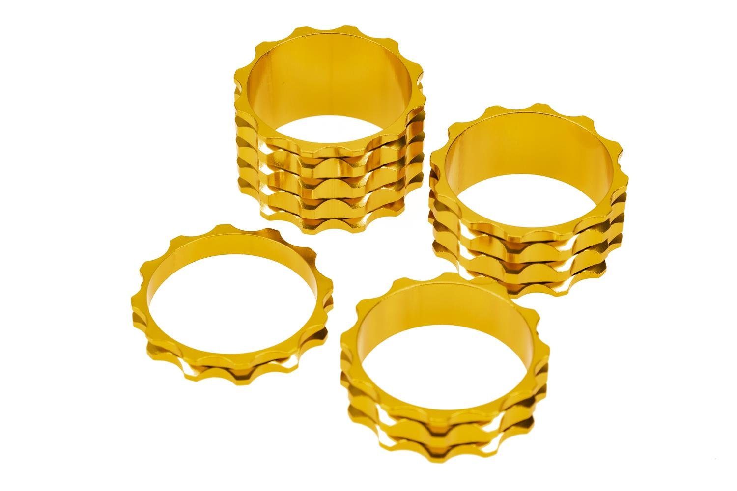Lenkervorbau Alu A-Head Spacer Set Vorbau 4-teilig 1 1/8 Zoll Distanz Ringe 5/10/15
