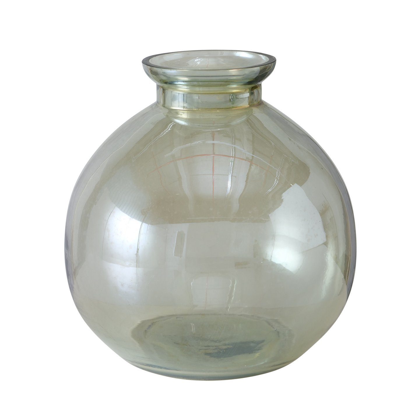 BOLTZE grün Glas aus "Lapisla" in Vase Dekovase H16cm,