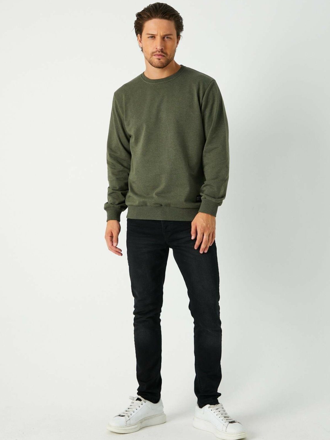COMEOR Sweatshirt Herren Pullover bequeme Sweater (1-tlg) aus Baumwollmischung – Bild 5 von 5