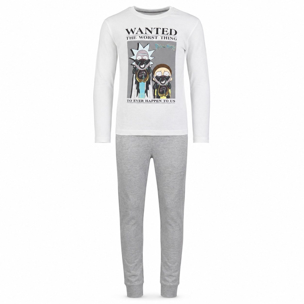 Rick and Morty Schlafanzug Rick and Morty Kinder Jugend langarm Schlafanzug Pyjama