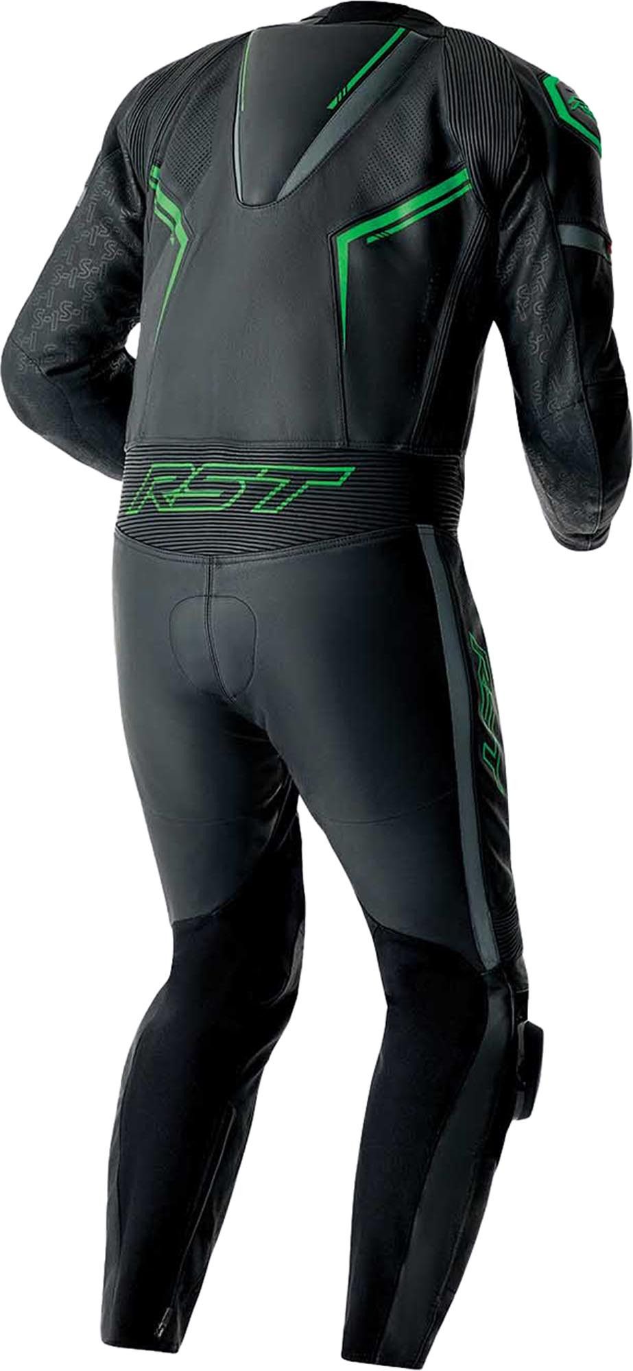 RST Motorradkombi S1 D3O perforierte 1-Teiler Motorrad Lederkombi Ellenbogenprotektoren enthalten,Hüftprotektoren enthalten,mit Höc