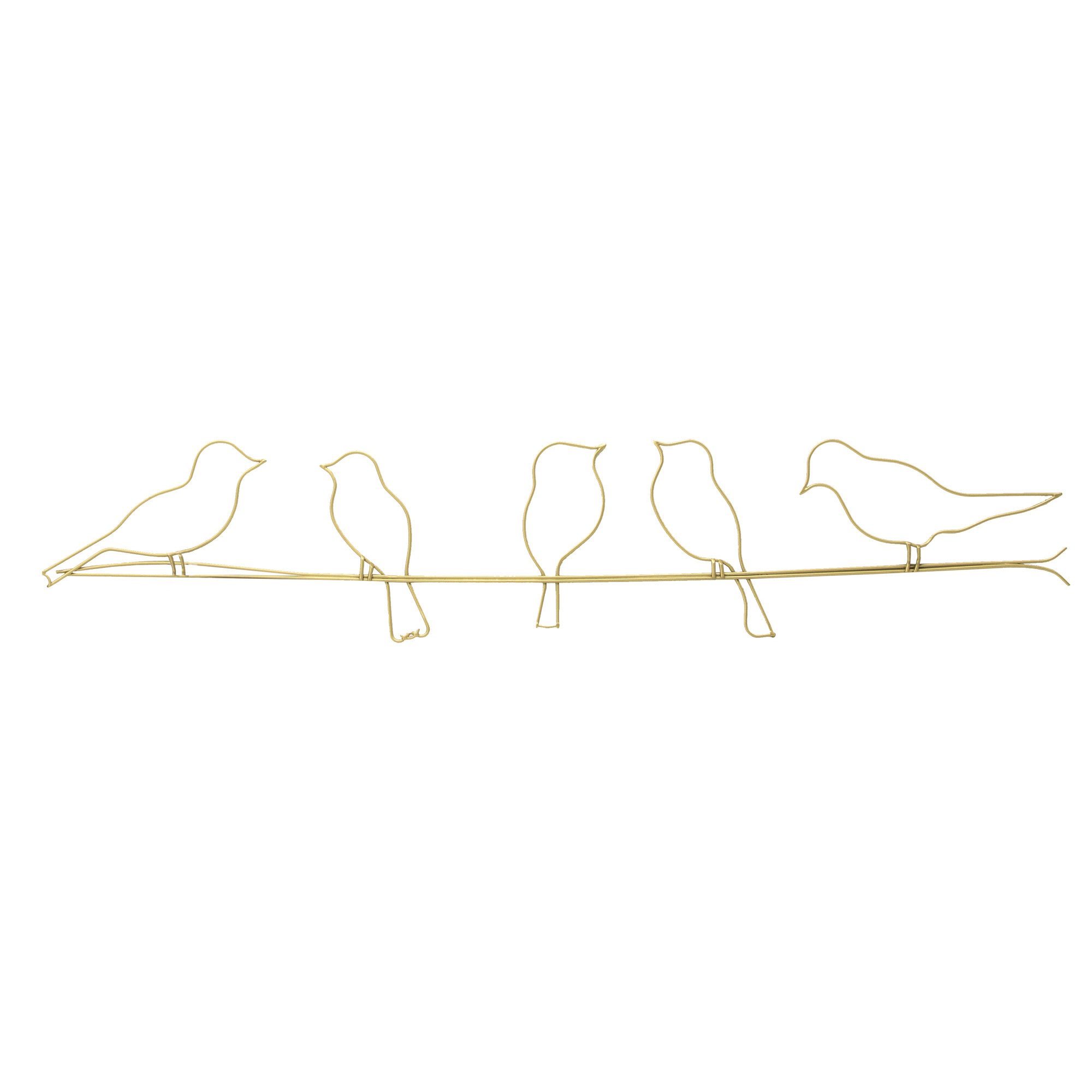 Art for the home Wandbild Vogel, (1 St), Luxus Metal Art Wanddeko