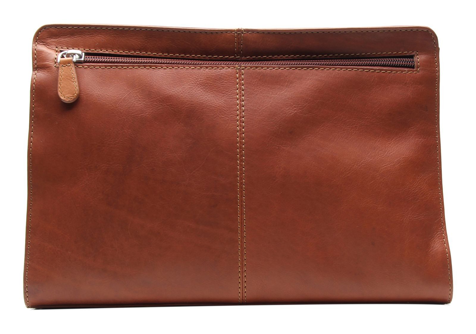 Esquire Kosmetiktasche Cosmetic Bag, aus echtem Leder