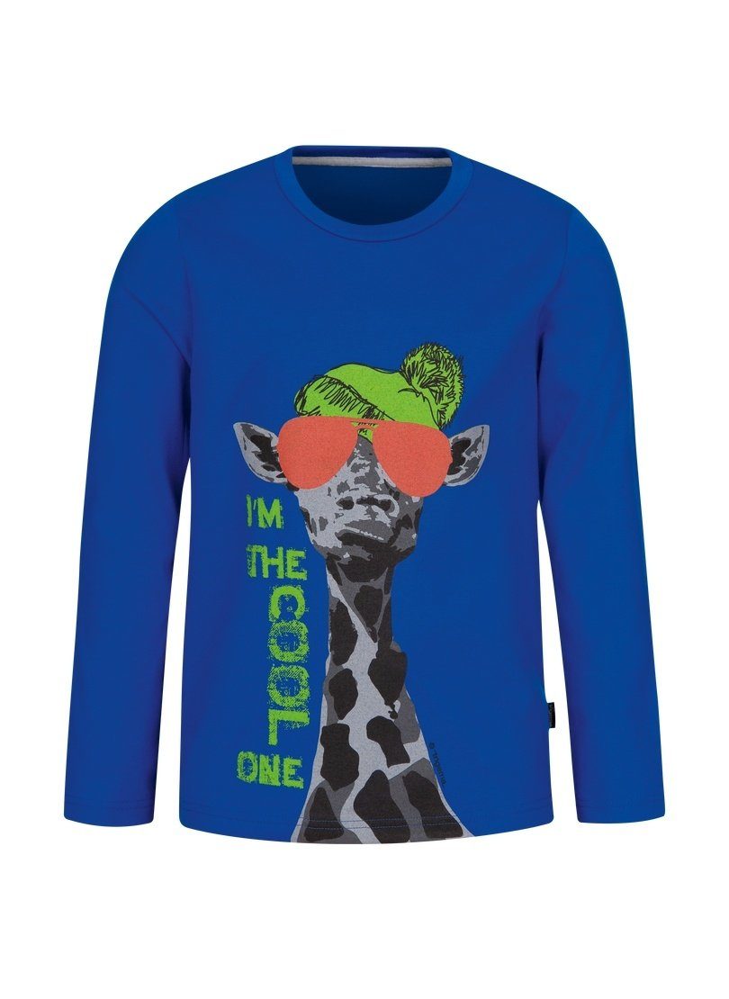 Trigema mit Giraffen-Motiv T-Shirt T-Shirt TRIGEMA Lässiges