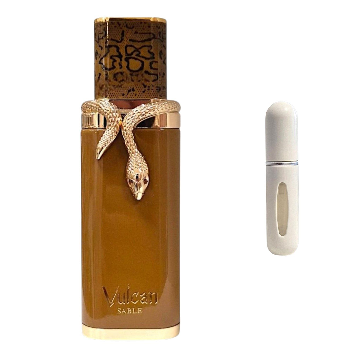 French Avenue Duft-Set Vulcan Feu, Baie, Sable Eau de Parfum 100ml + Parfümzerstäuber leer