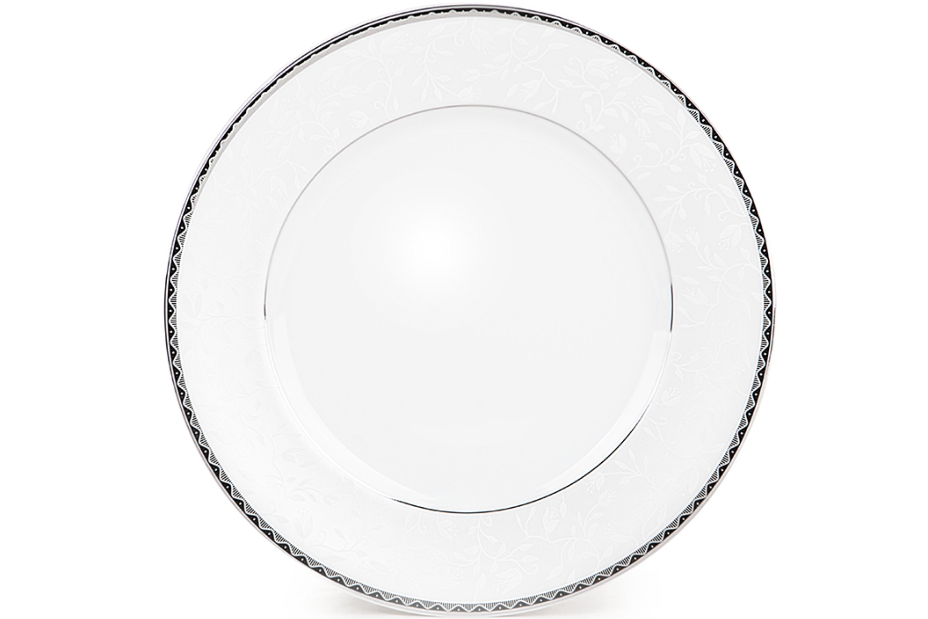 KONSIMO® Tafelservice AMELIA Dessertteller Speiseteller Suppenteller (18-tlg), 6 Personen, Porzellan, rund, Klassisch-Stil