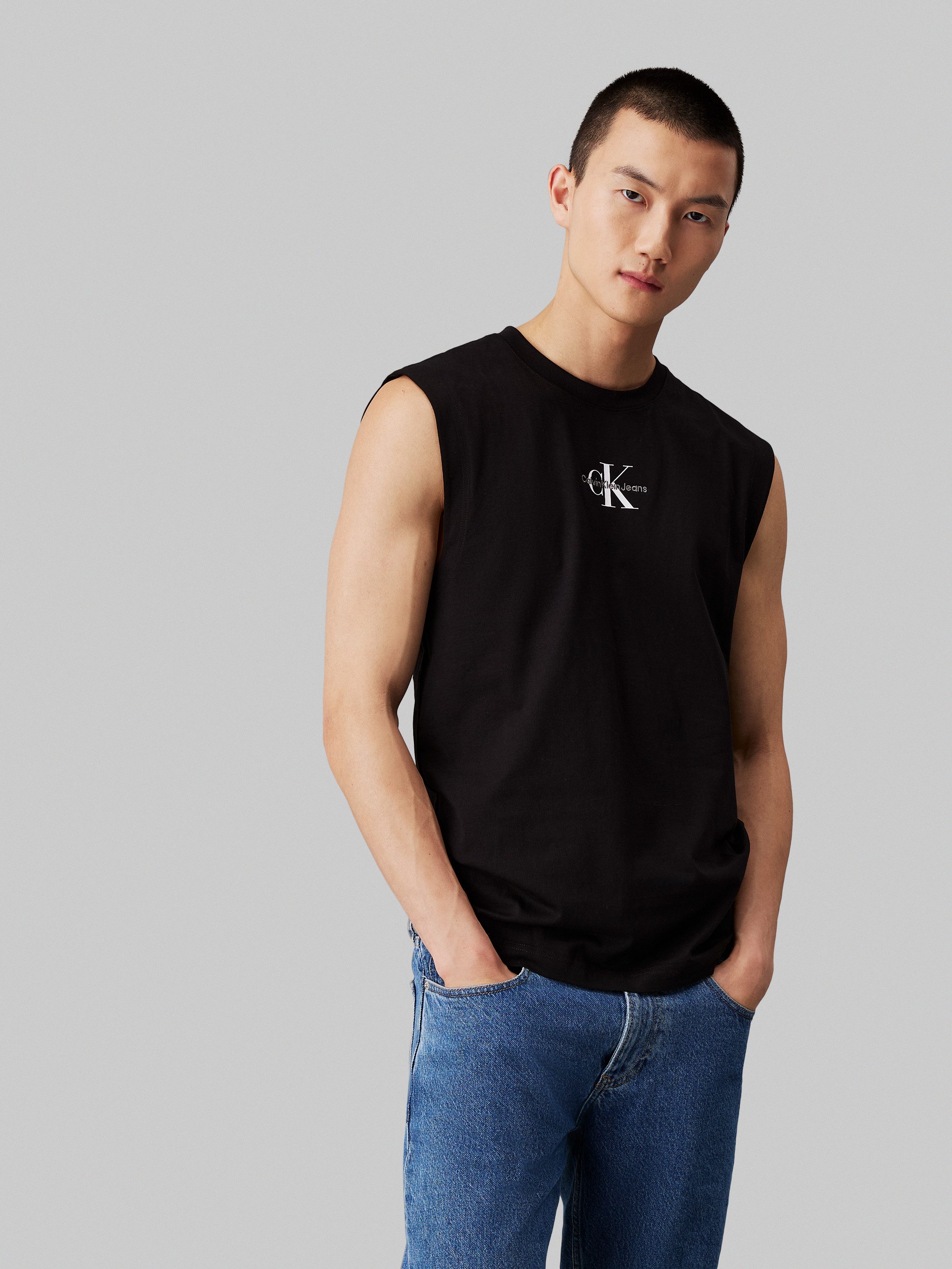 Calvin Klein Jeans T-Shirt MONOLOGO SLEEVELESS günstig online kaufen