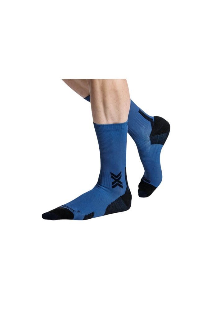 Laufsocken Run Discover Crew marineblau/schwarz Herren - 1 Paar