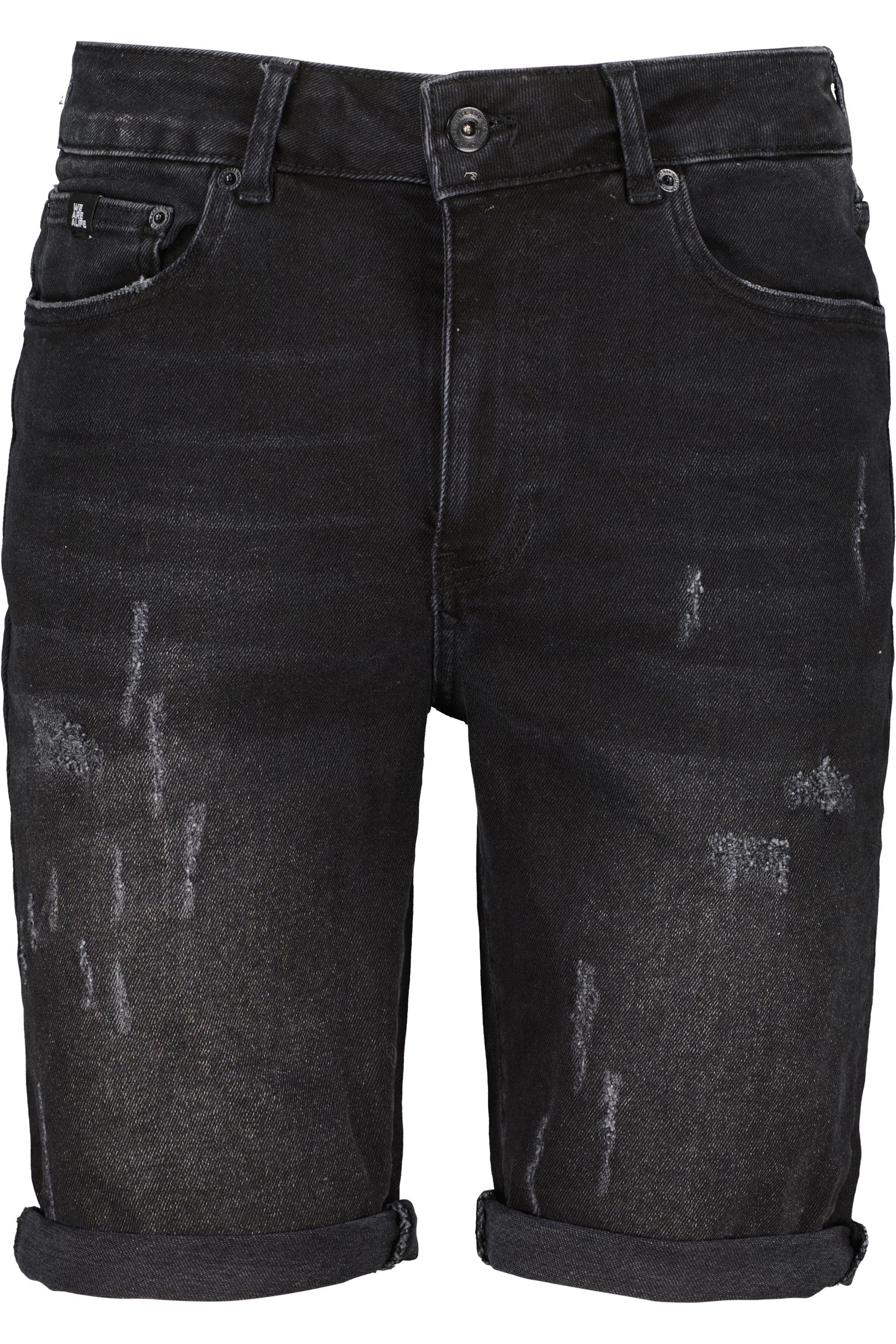 Alife & Kickin Jeansshorts, Shorts kurze Hose denim Shorts Herren DNM black A MorganAK washed