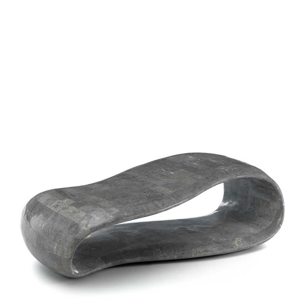 Pharao24 Couchtisch Elise, mit gebogener Tischplatte