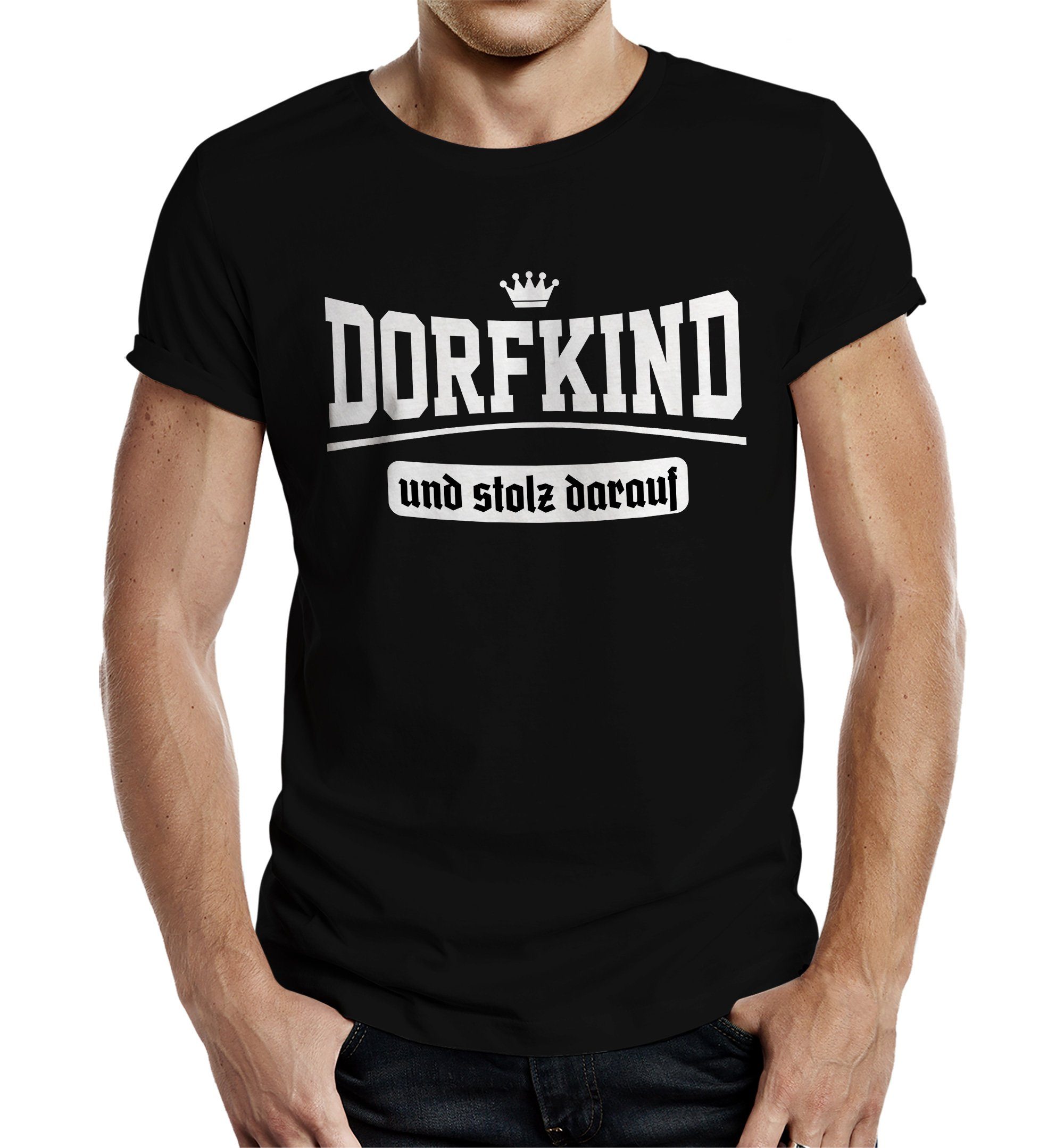 T-Shirt für Dorfmenschen: Dorfkind und stolz darauf