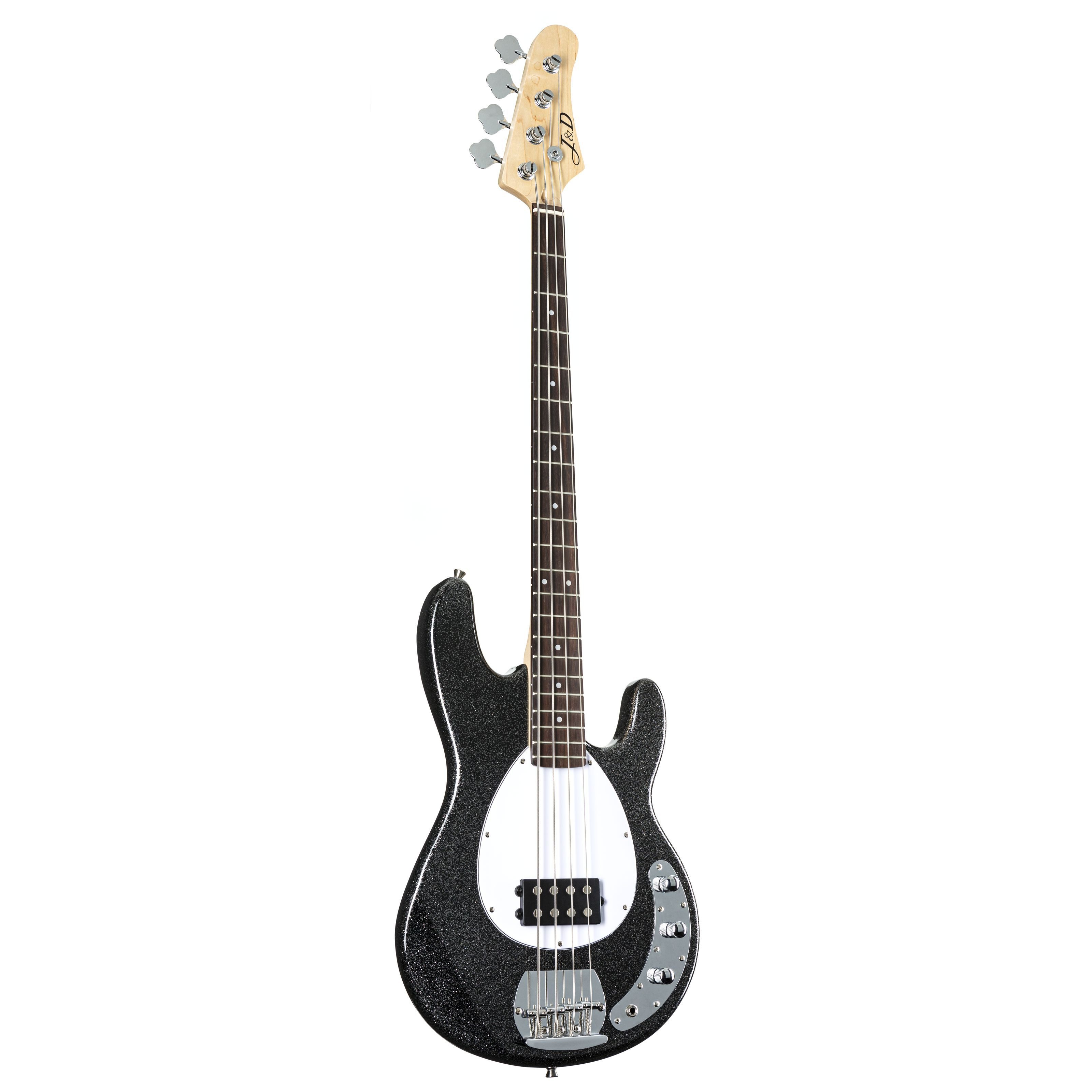 J & D E-Bass, E-Bässe, 4-Saiter E-Bässe, MMB II Bass Black Sparkle - E-Bass