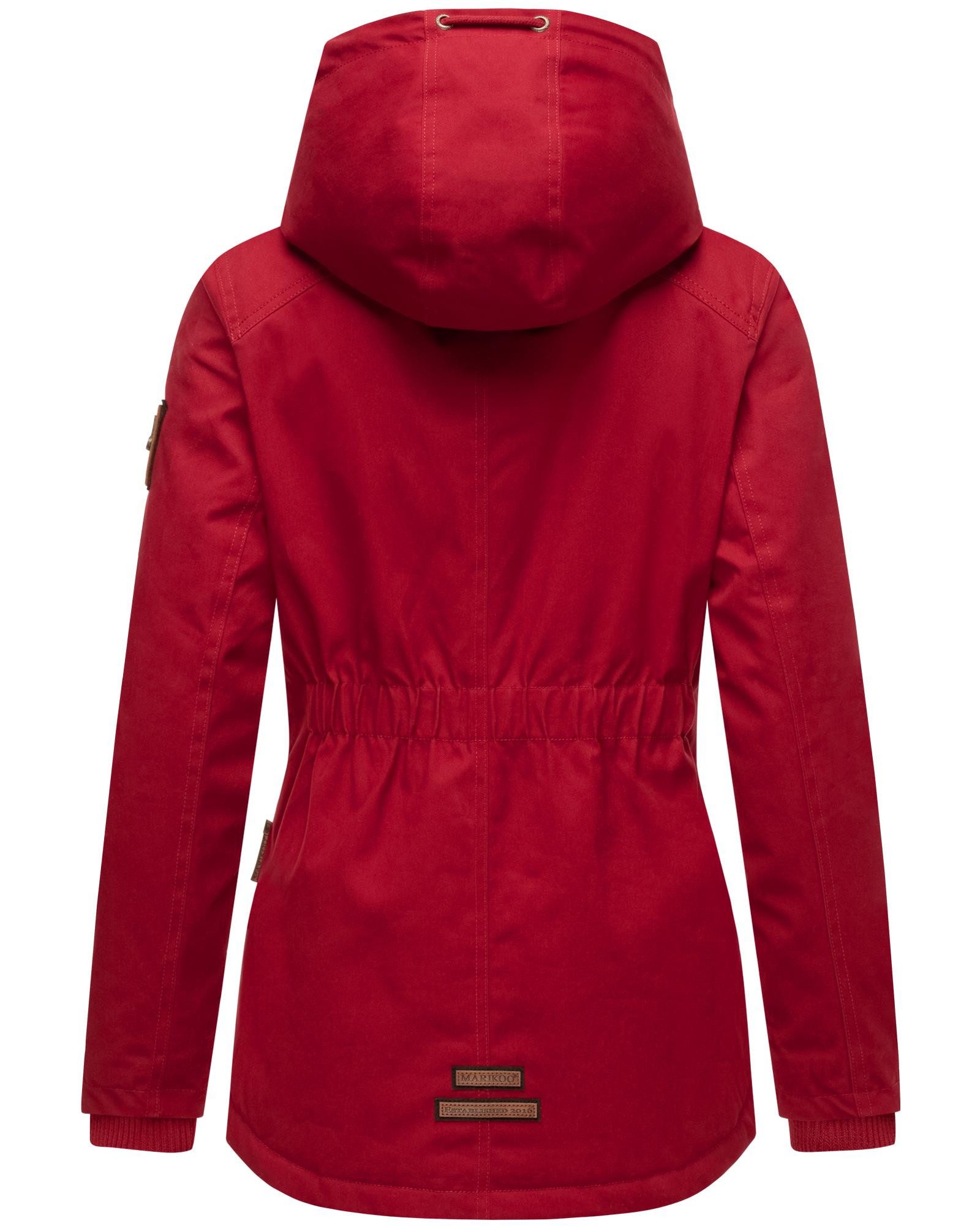 Marikoo Winterjacke Bikoo sportliche Damen Outdoor Baumwolljacke mit Kapuze