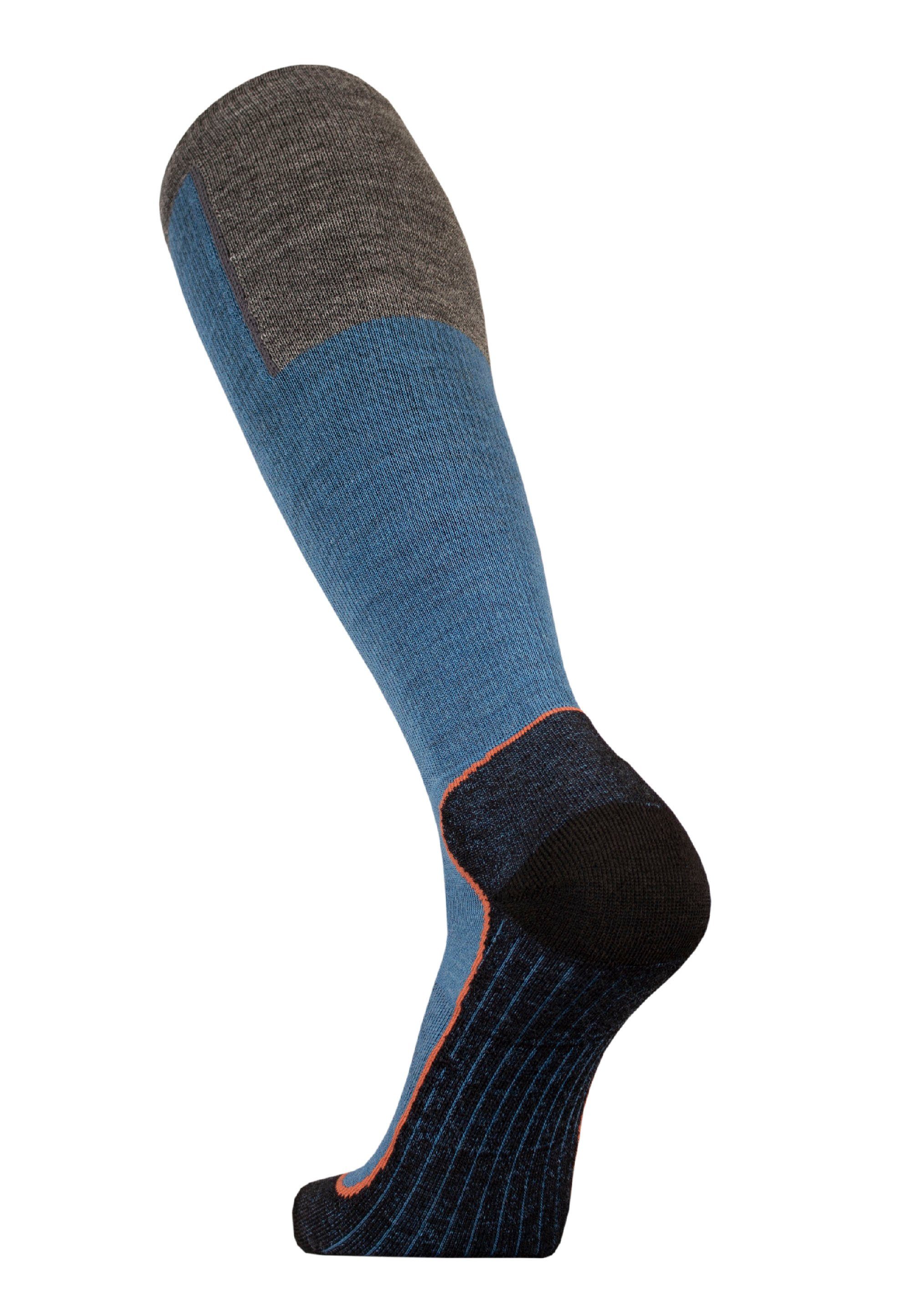 Socken Struktur mit mehrlagiger blau-grau OUNA UphillSport (1-Paar)