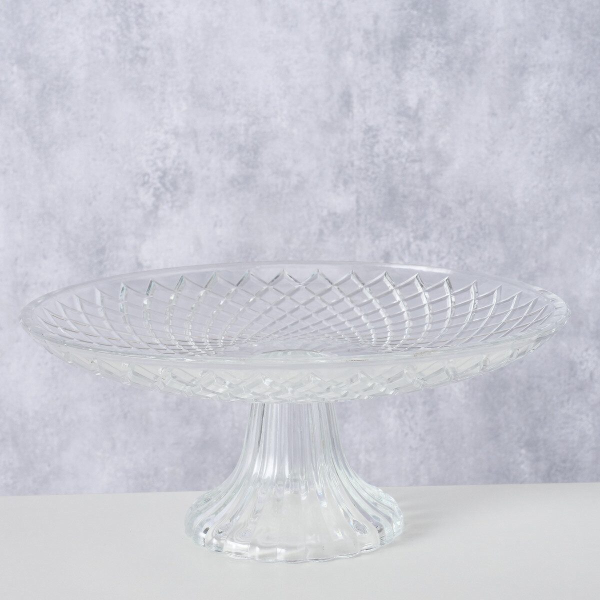 BOLTZE GRUPPE GmbH Etagere Kuchenplatte RUKA, Ø 25 ml, Glas, (Etagere)