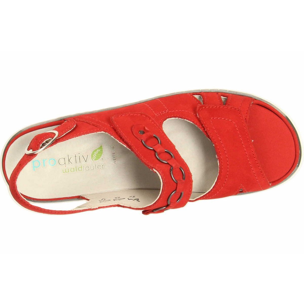 Waldläufer rot (1-tlg) Sandale