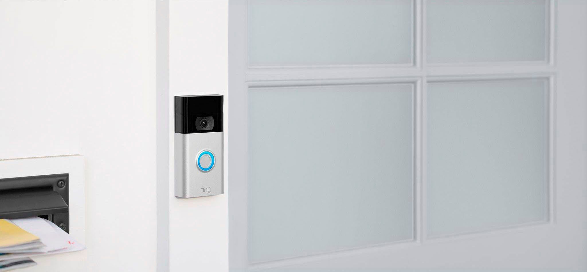 Doorbell Video Überwachungskamera nickel satin (Außenbereich) Ring