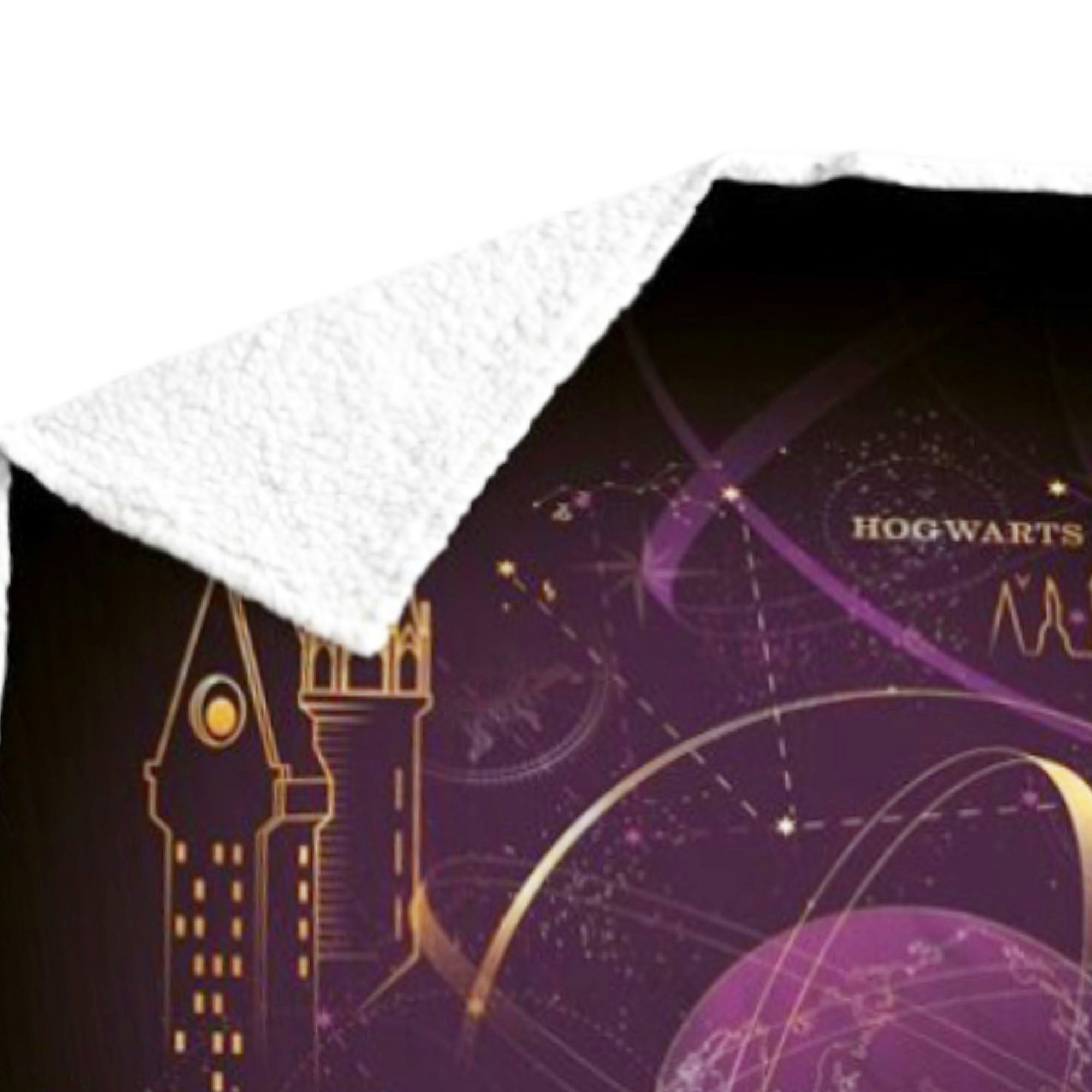 Wohndecke Harry Potter Hogwarts Coral Decke warme Kuscheldecke 130x170 cm, Harry Potter – Bild 2 von 4