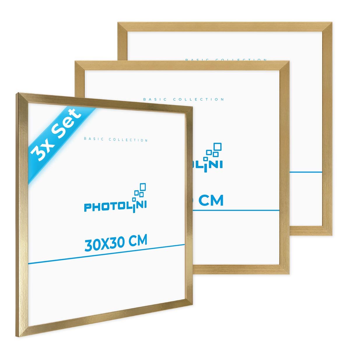 PHOTOLINI Bilderrahmen 3er Set, stabiles MDF-Holz, günstig online kaufen