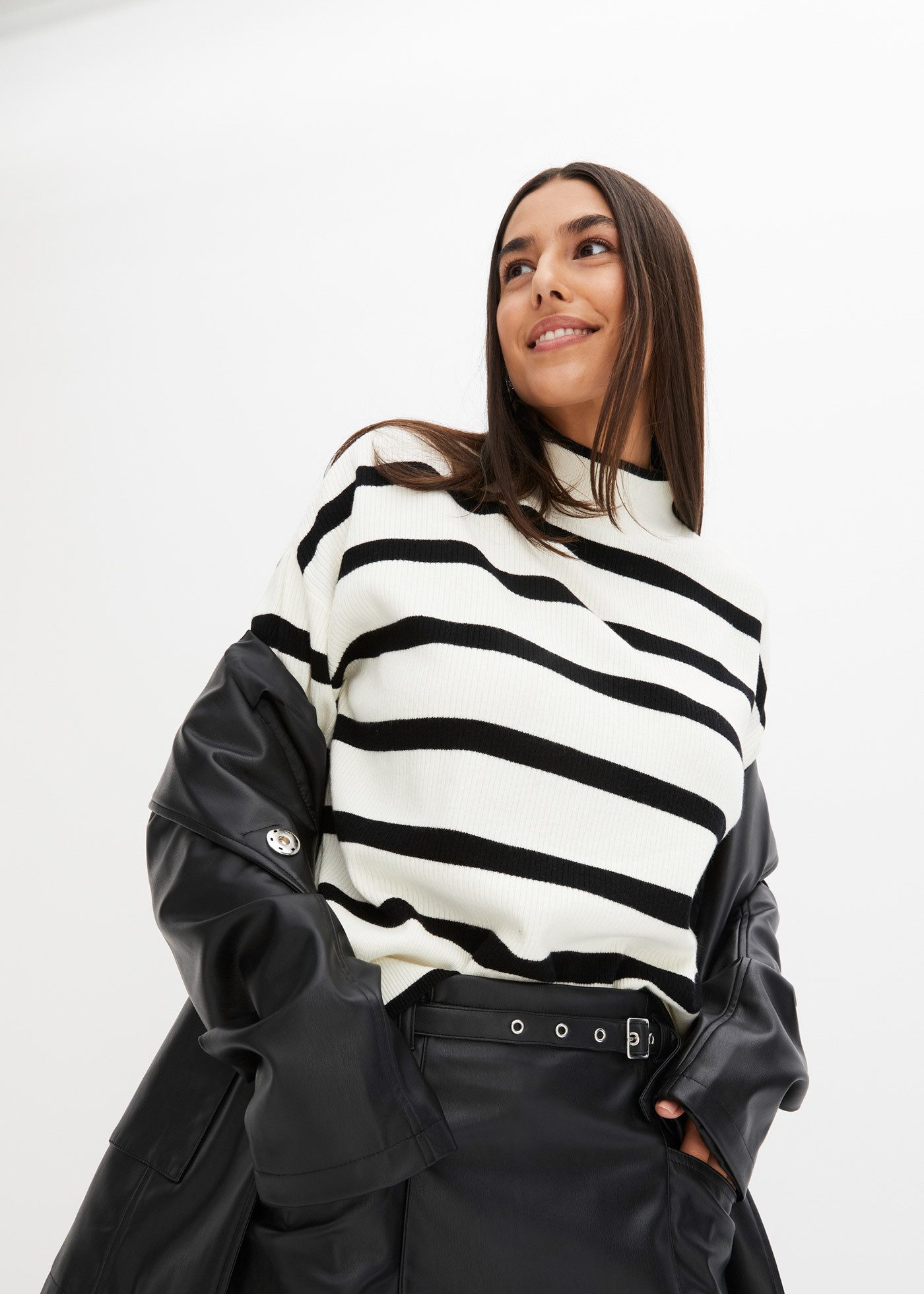 bonprix Strickpullover Oversize-Pullover günstig online kaufen