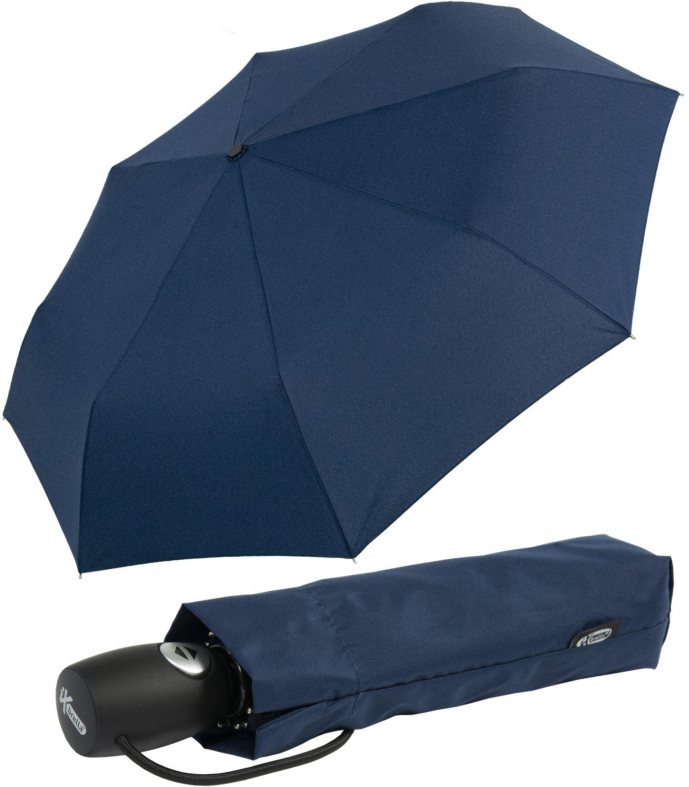 iX-brella Taschenregenschirm Mid Class - mit Auf-Zu-Automatik in vielen Farben, stabil, robust, praktisch