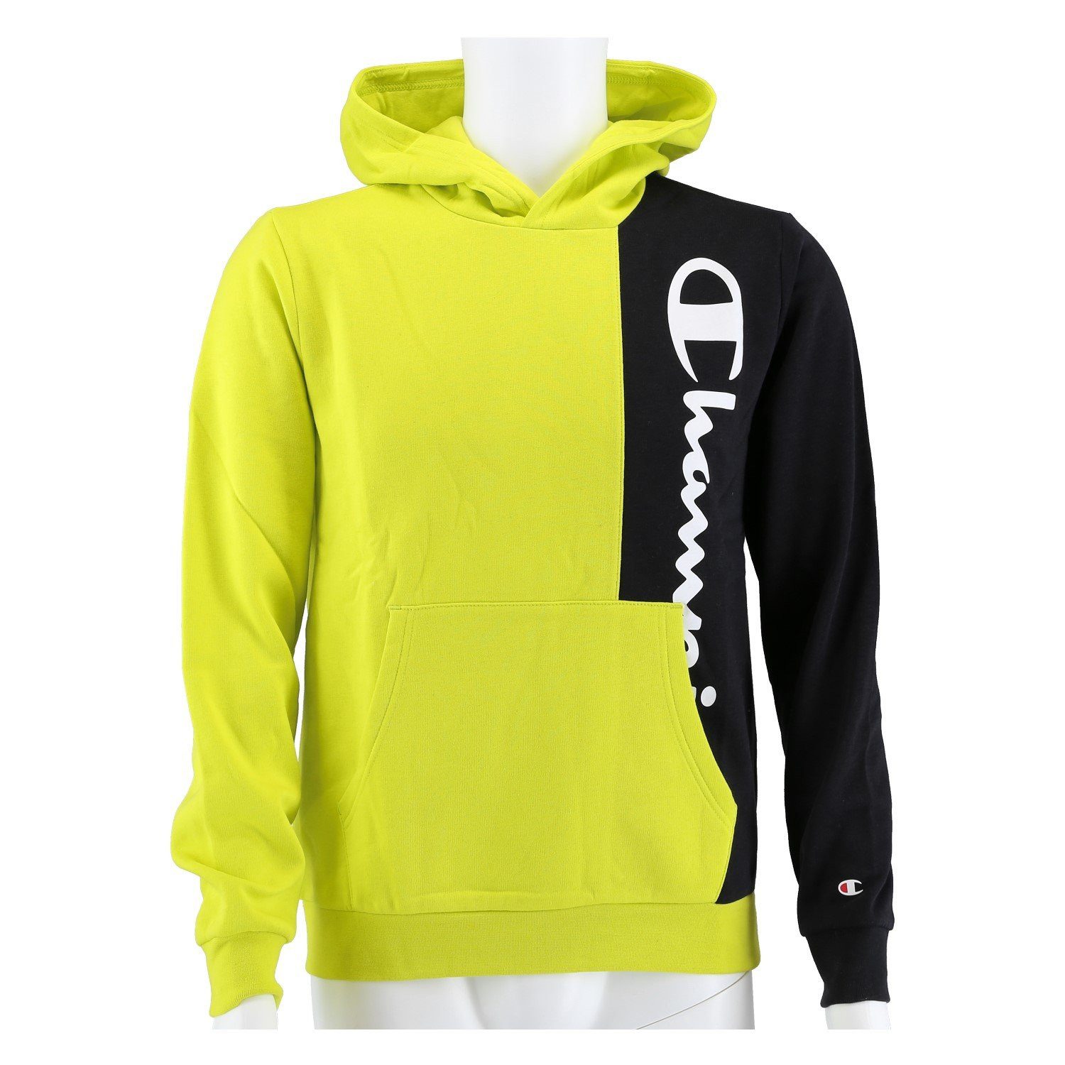 Champion Kapuzenpullover (Hoodie) Color Block gelb/schwarz günstig online kaufen