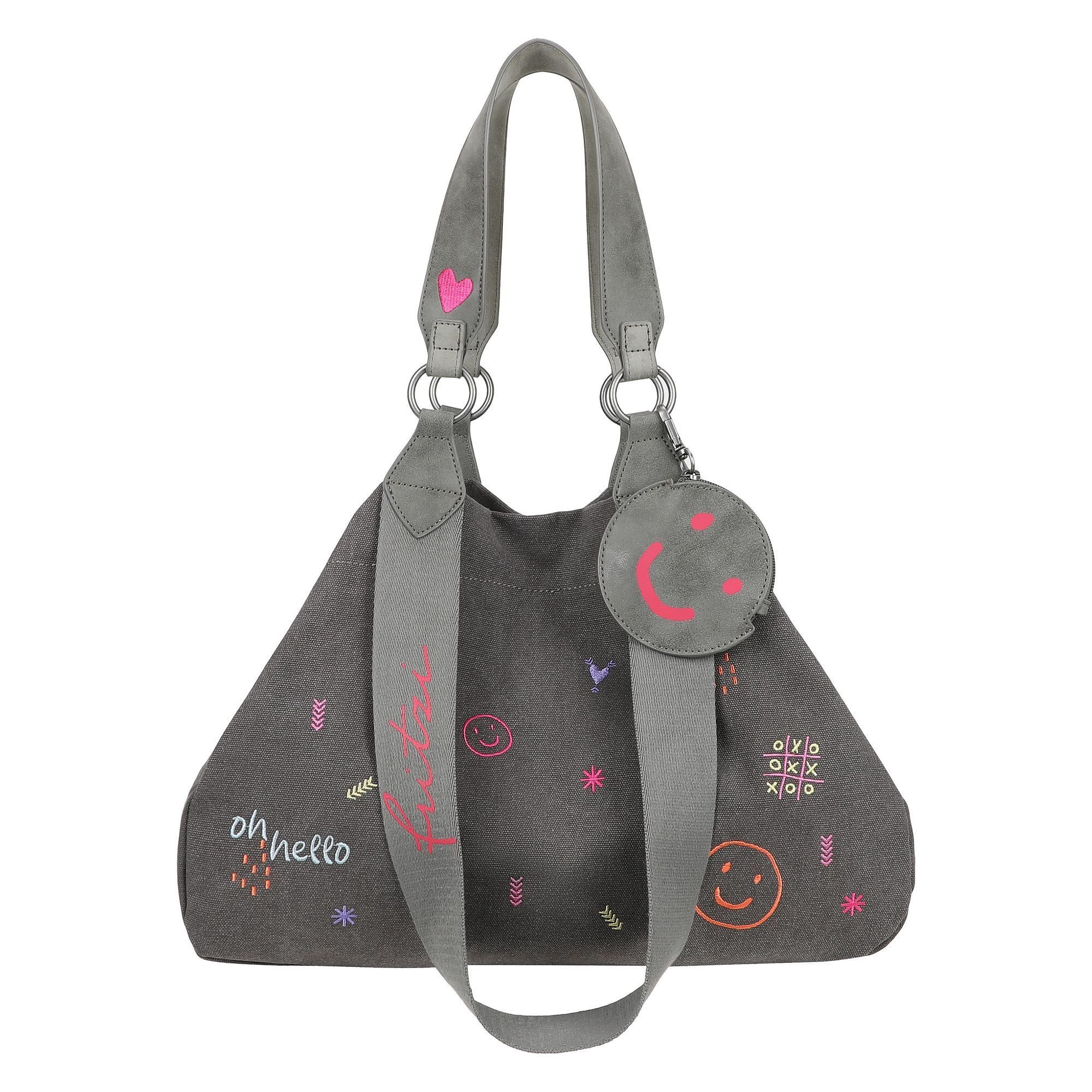 Fritzi aus Preußen Schultertasche Izzy Medium Limited, Baumwolle günstig online kaufen