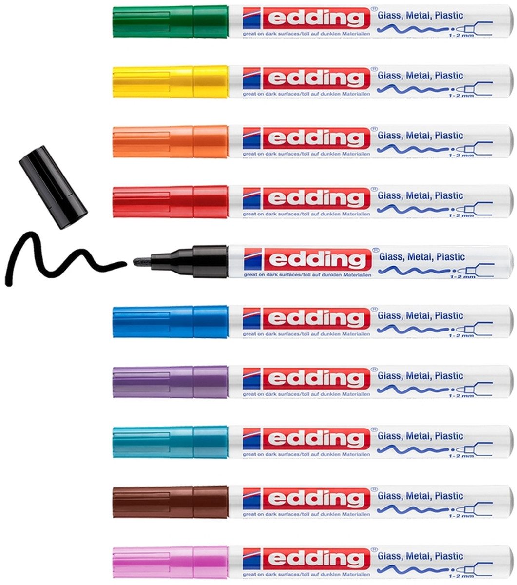 edding Permanentmarker Glanzlack-Marker edding 751 creative VE=10 Farben