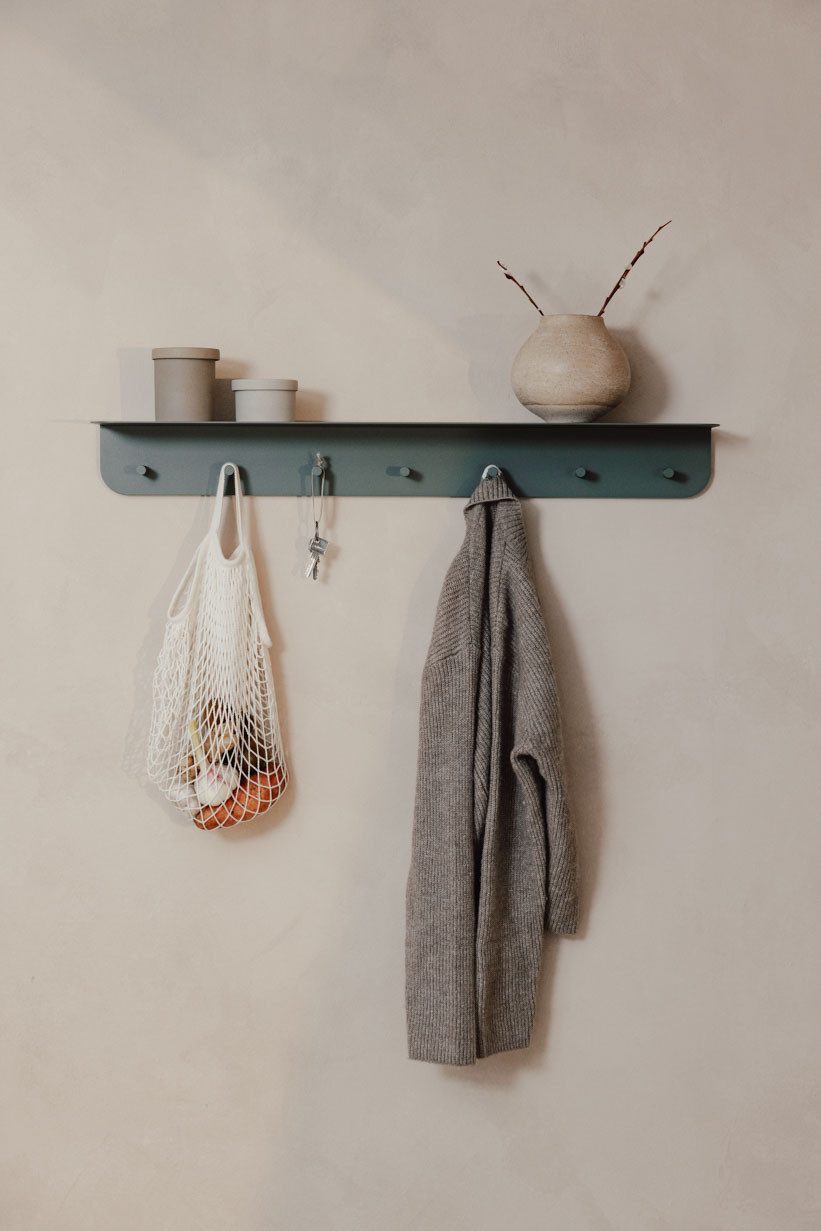 Metallbude Wandgarderobe MALOU, verschiedene Größen, ideal für Flur, Kinderzimmer