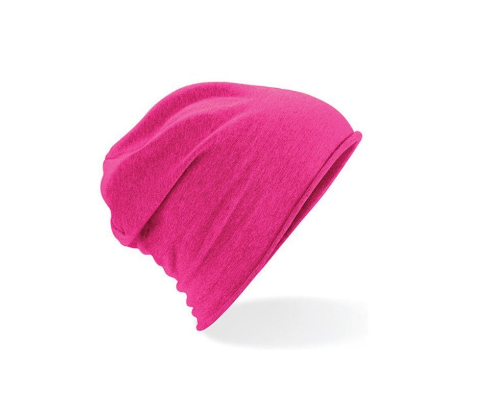 Beechfield® Jerseymütze Leichte Mütze Jersey Slouch Herren Damen Beanie