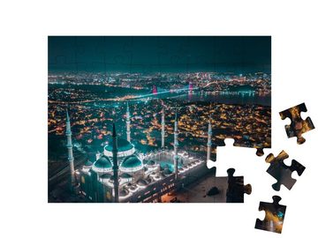 puzzleYOU Puzzle Istanbul und Camlica Moschee, Türkei, 48 Puzzleteile, puzzleYOU-Kollektionen Türkei