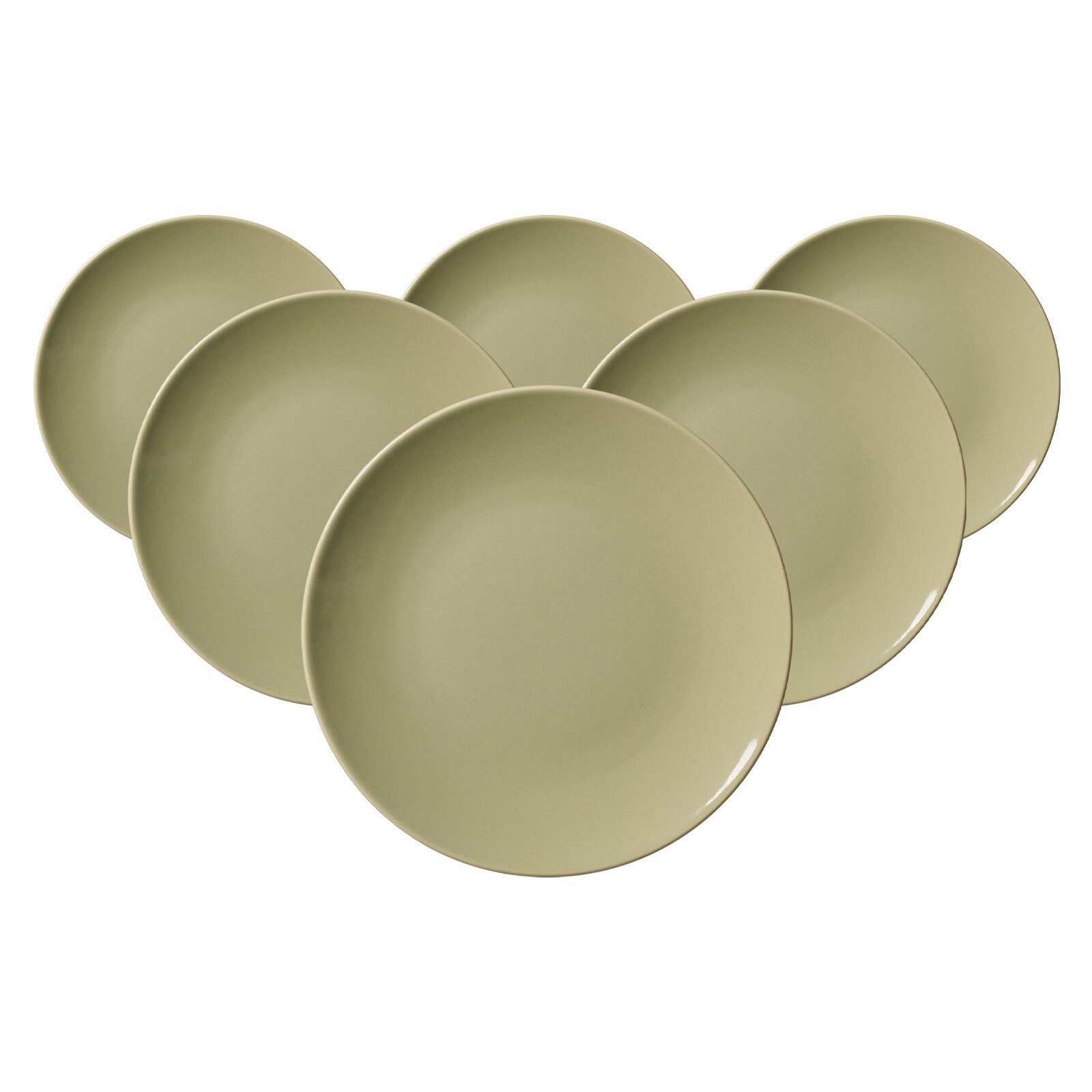 Ritzenhoff & Breker Frühstücksteller Cecina Dessertteller ø 20,5 cm 6er Set, (6 St)