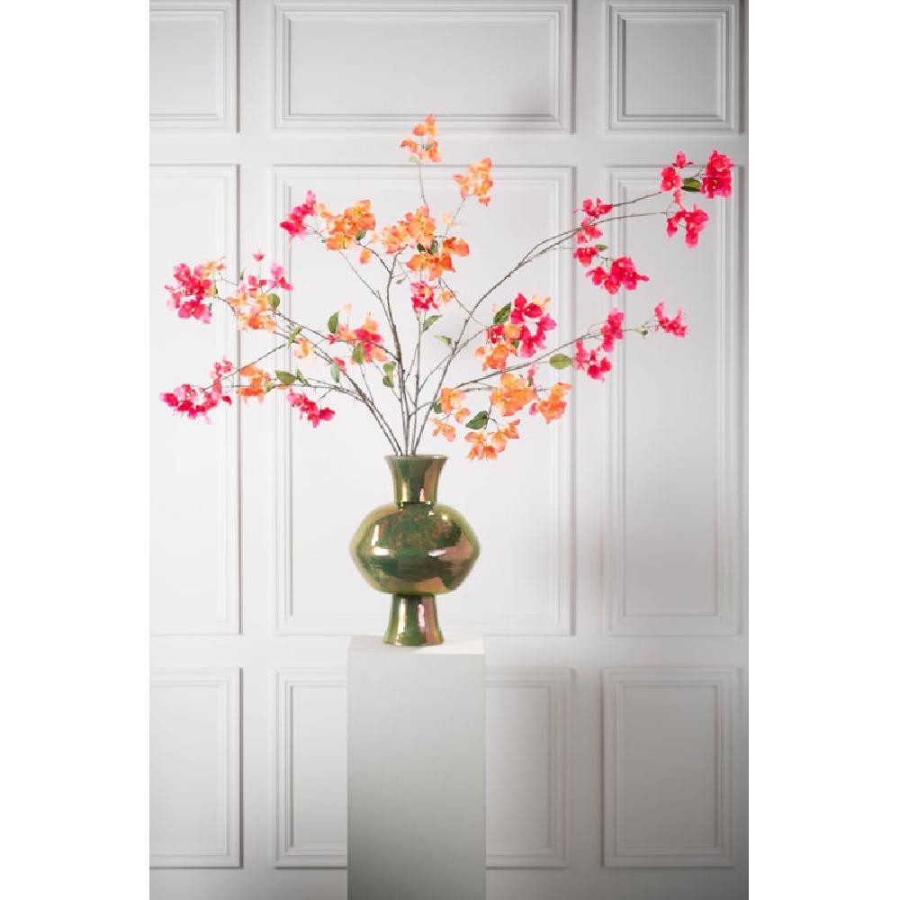 Künstliche Zimmerpflanze Seidenblume Bougainvillea Zweig Orange (93cm), SILK-KA