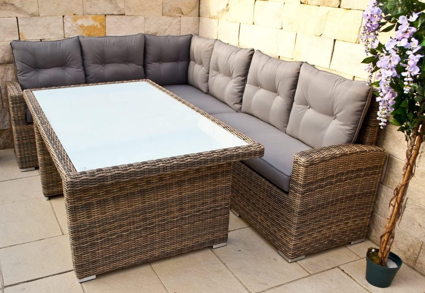 Ragnarök Möbel-Design Gartenlounge-Set Dining Lounge Wieland günstig online kaufen