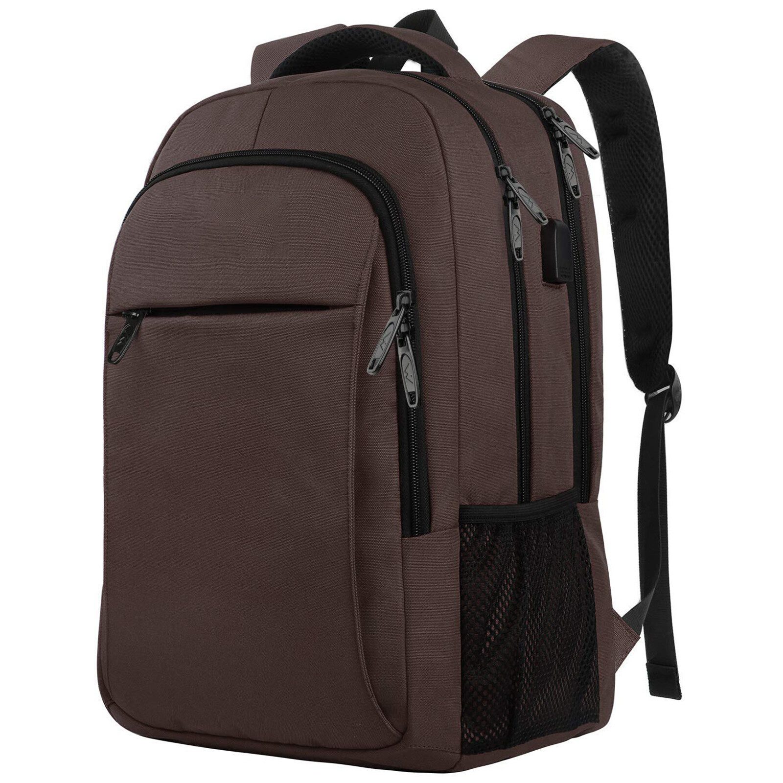 HAUSS SPLOE Laptoprucksack Laptop Rucksack Schulrucksack Wasserbeständig Laptoptasche (Laptop Notebook Tasche Schule Uni Rucksack, mit USB-Lade-Anschluss, Anti-Diebstahl, Backpack mit Laptopfach), Herren Damen Jungen Teenager Freizeit Arbeit Business Reisen