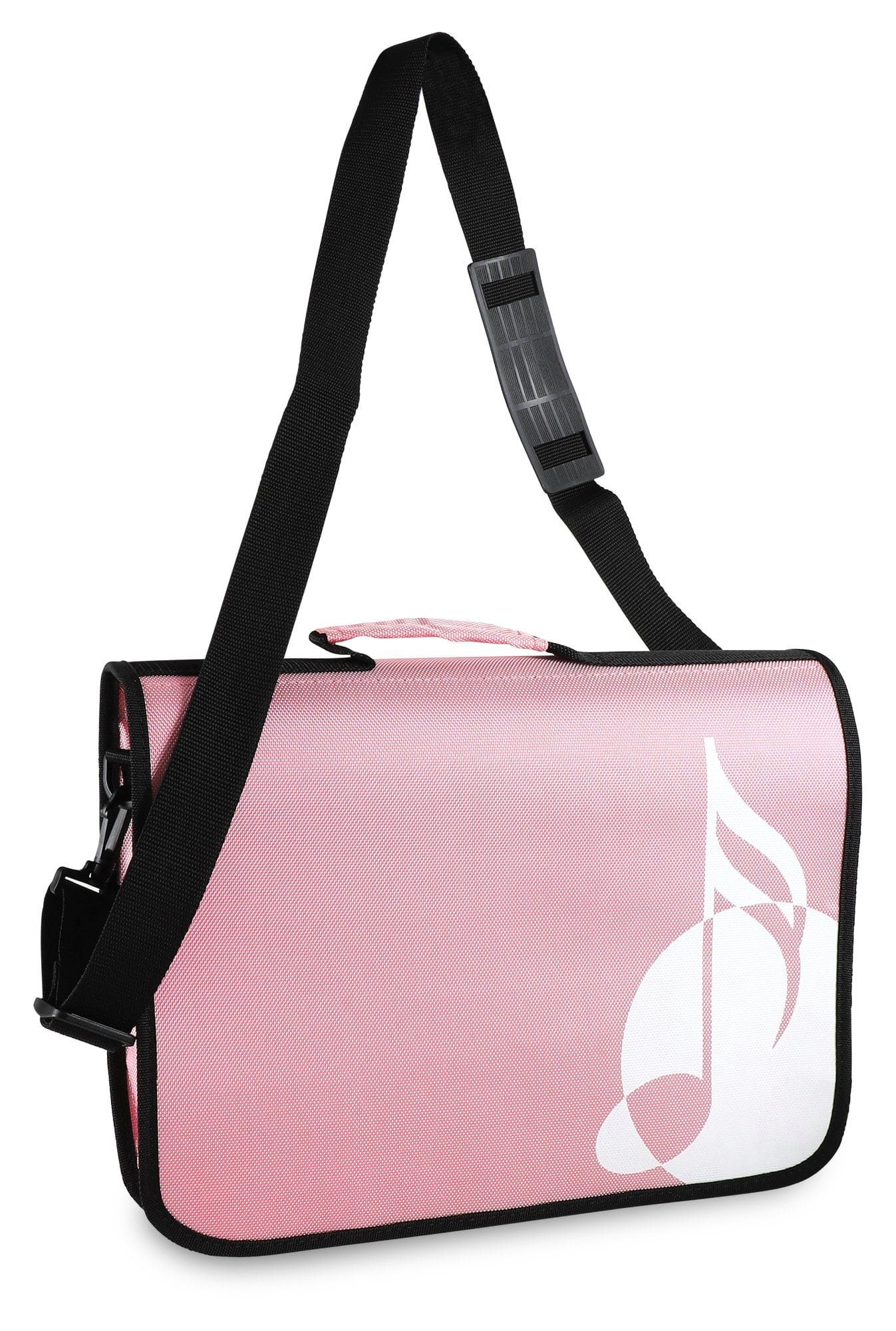 - - und Schultertasche Tasche - DIN- Noten Rosa und - Früherziehung US-Format Schultergurt Notentasche Musik-Design Musikunterricht Cantabile Classic - Musikalische Innenfächer für Für für im Utensilien