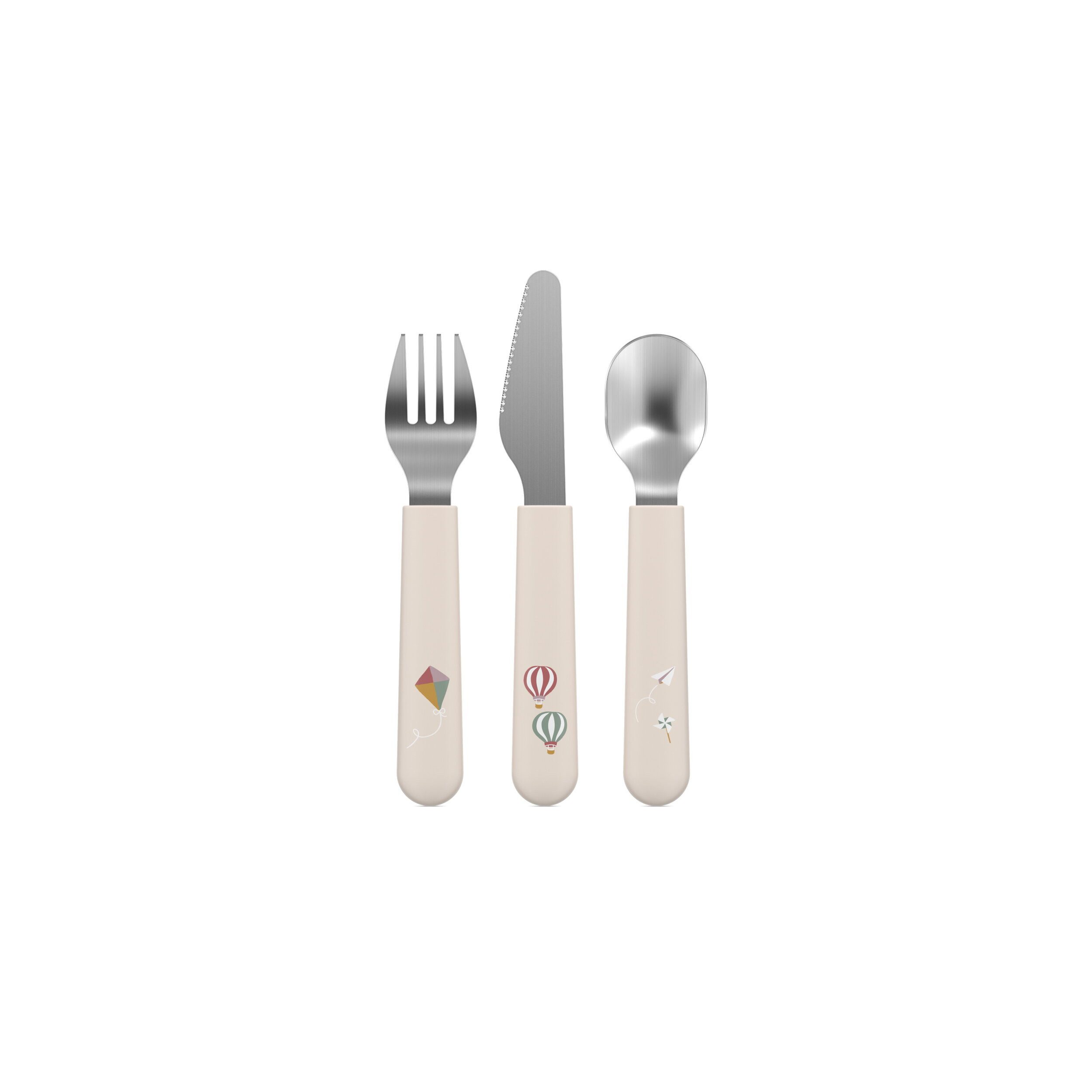 Mepal Kinderbesteck Mepal Mio Kinderbesteck 3-teiliges Set - Sunshine & Rainbow