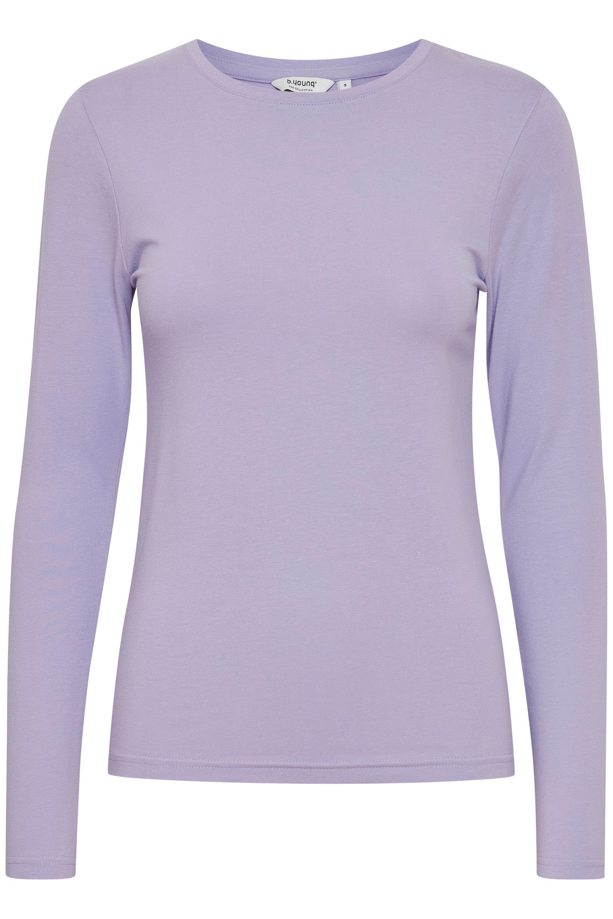 TSHIRT Purple BYPAMILA -20807594 Rose b.young Sweatshirt LS (153716)
