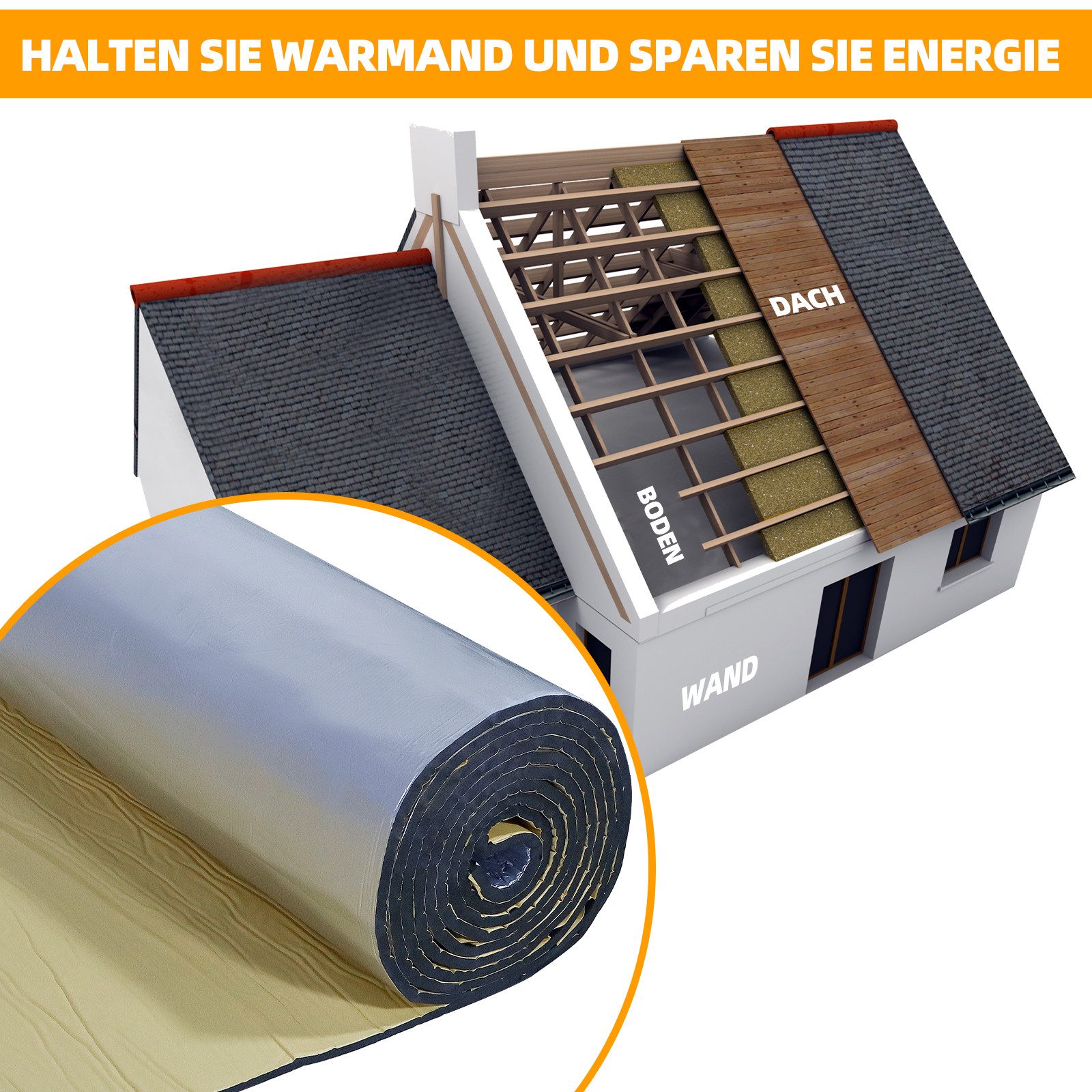 CCLIFE PC-Geräuschdämmung Dämmmatte selbstklebend ECM-geprüft Auto Schallschutzmatte