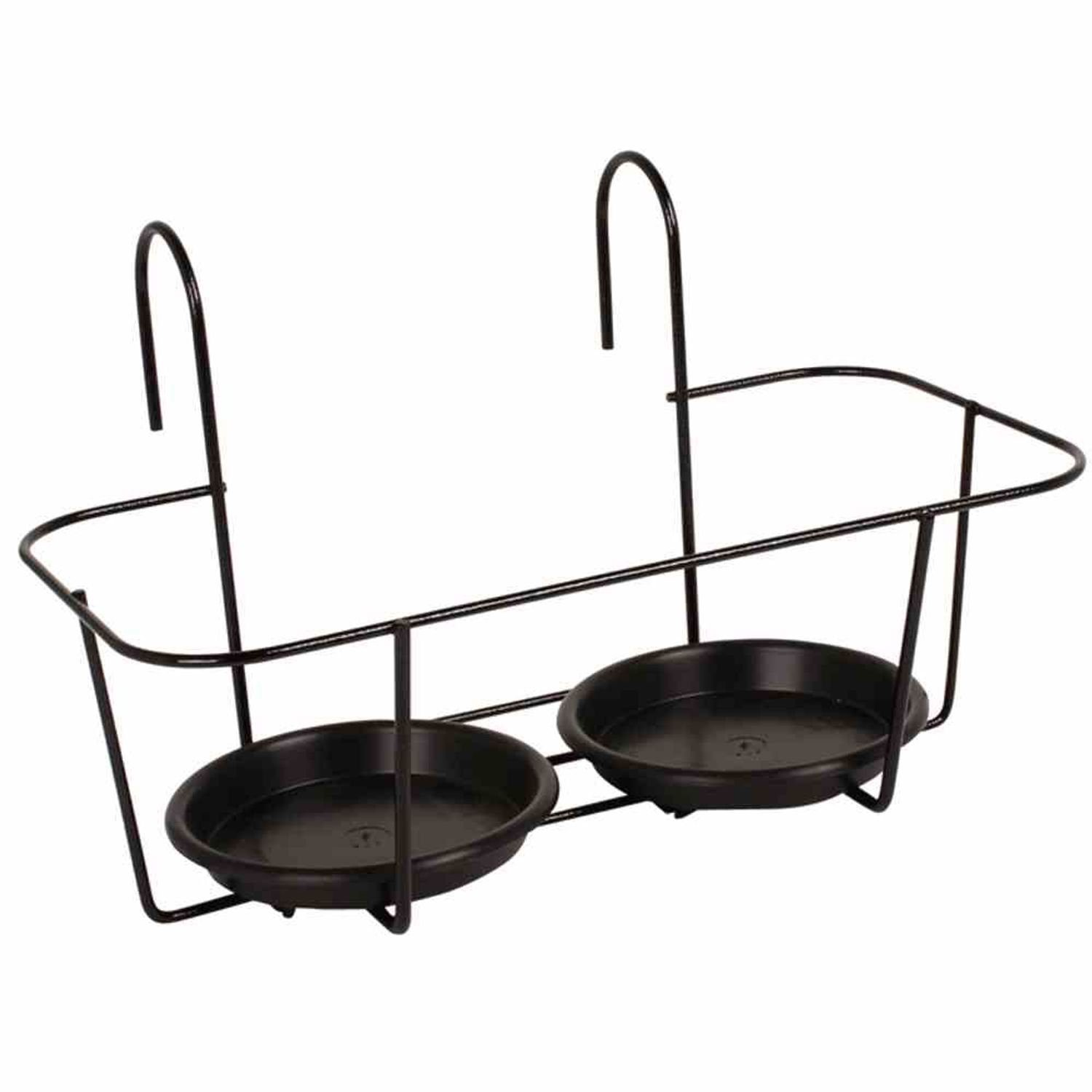 Jardifer Blumenkastenhalter Haken-Blumentopfhalter 2 Töpfe klein, günstig online kaufen