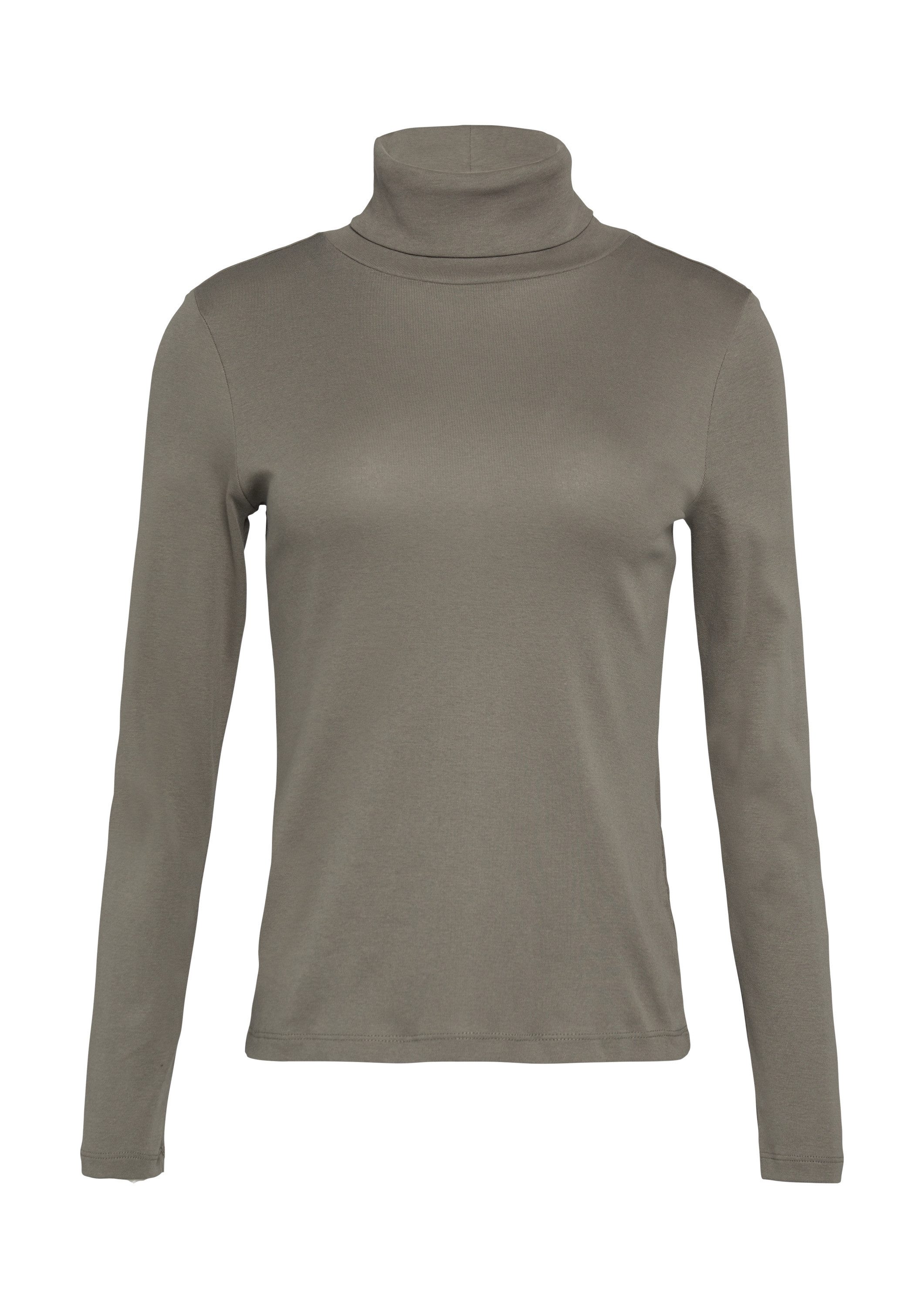 s.Oliver Langarmshirt T-Shirt Elastisches Langarmshirt mit Rollkragen günstig online kaufen