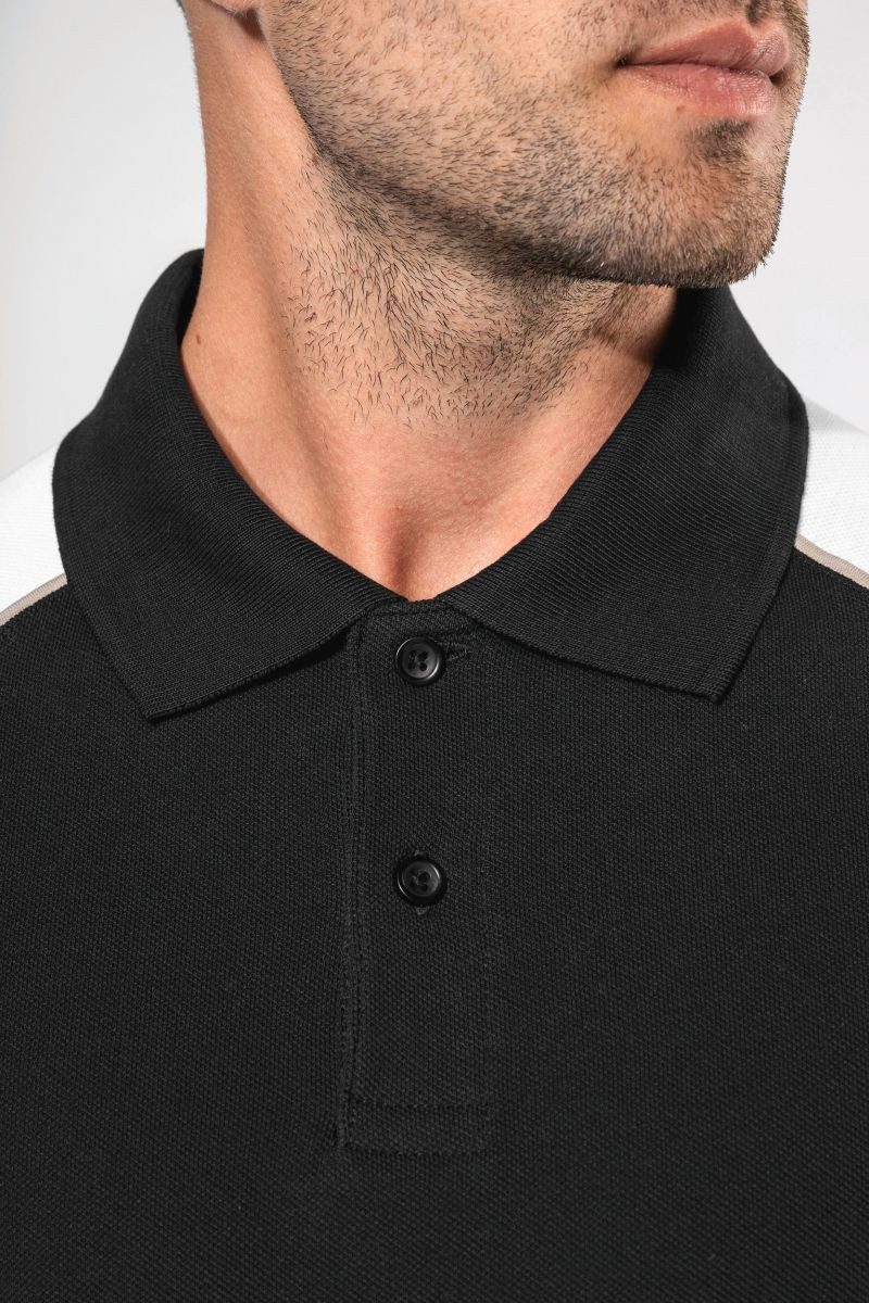 Kariban Poloshirt Herren Baseball Kurzarm Poloshirt