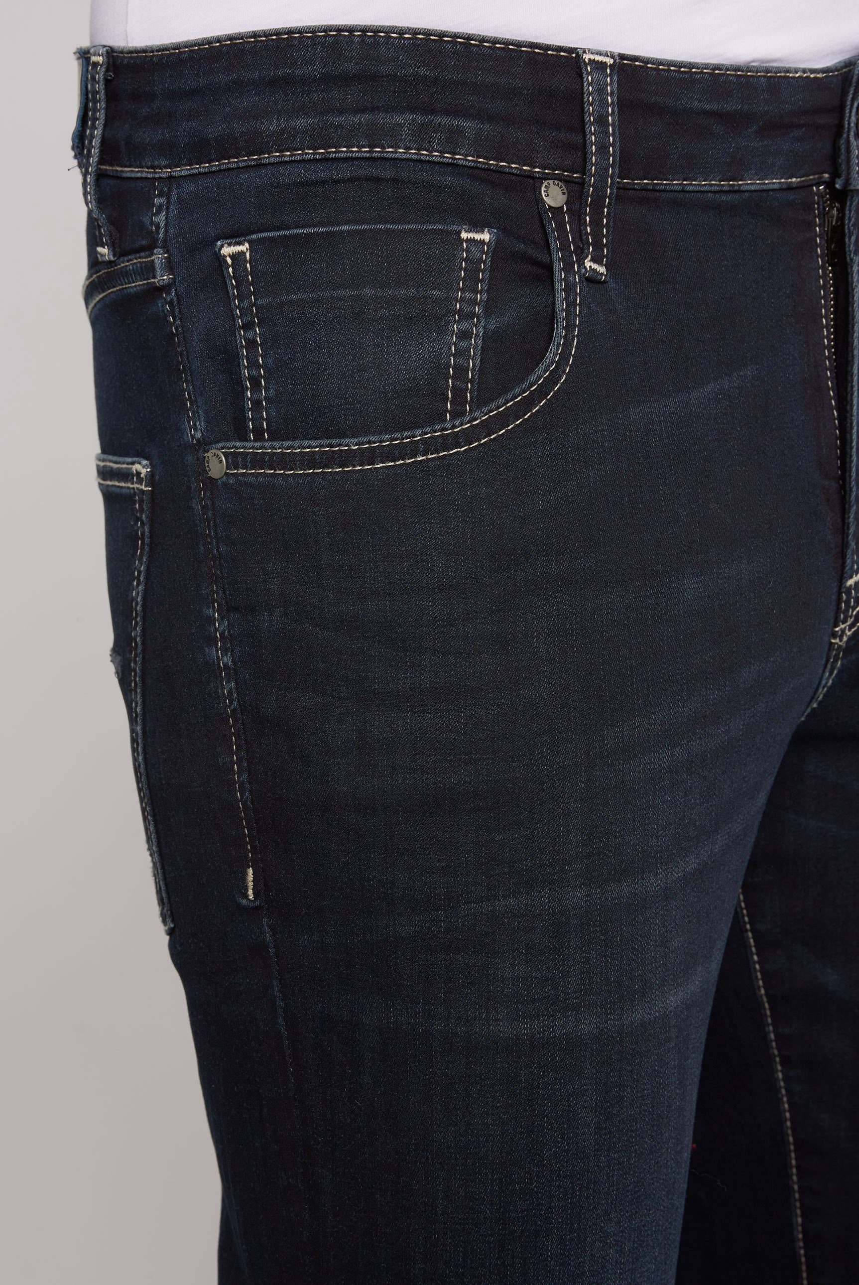 CAMP DAVID Regular-fit-Jeans mit hoher Leibhöhe