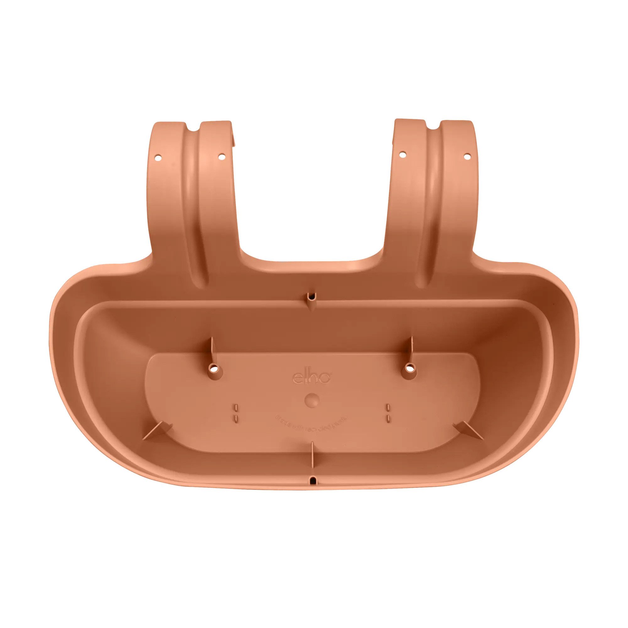 Elho Pflanzkübel Vibia Campana Easy Hanger Balkonkasten: Braun, 5.8L, Recycelt