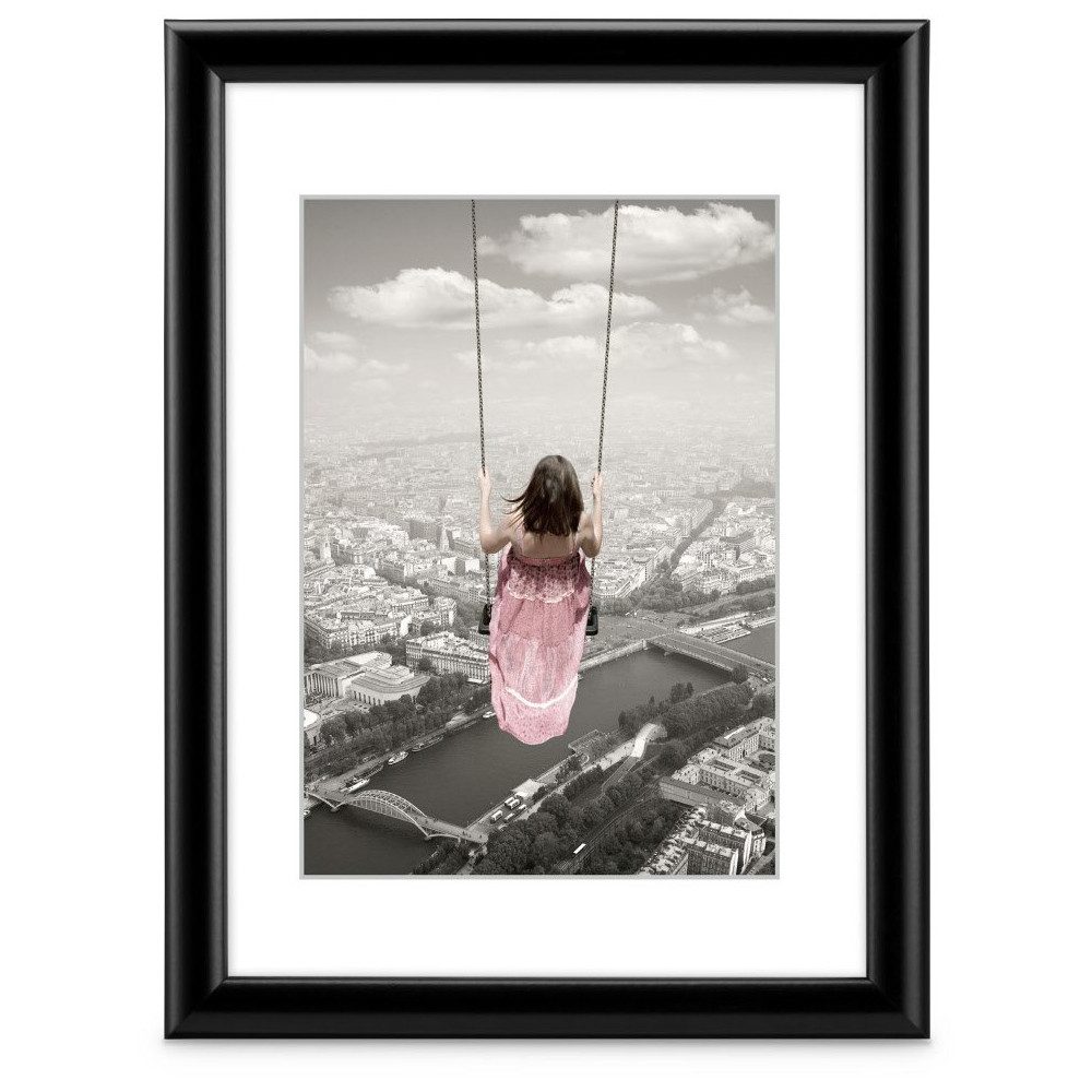 Bilderrahmen Hama Kunststoffrahmen Swing 20x30cm schwarz