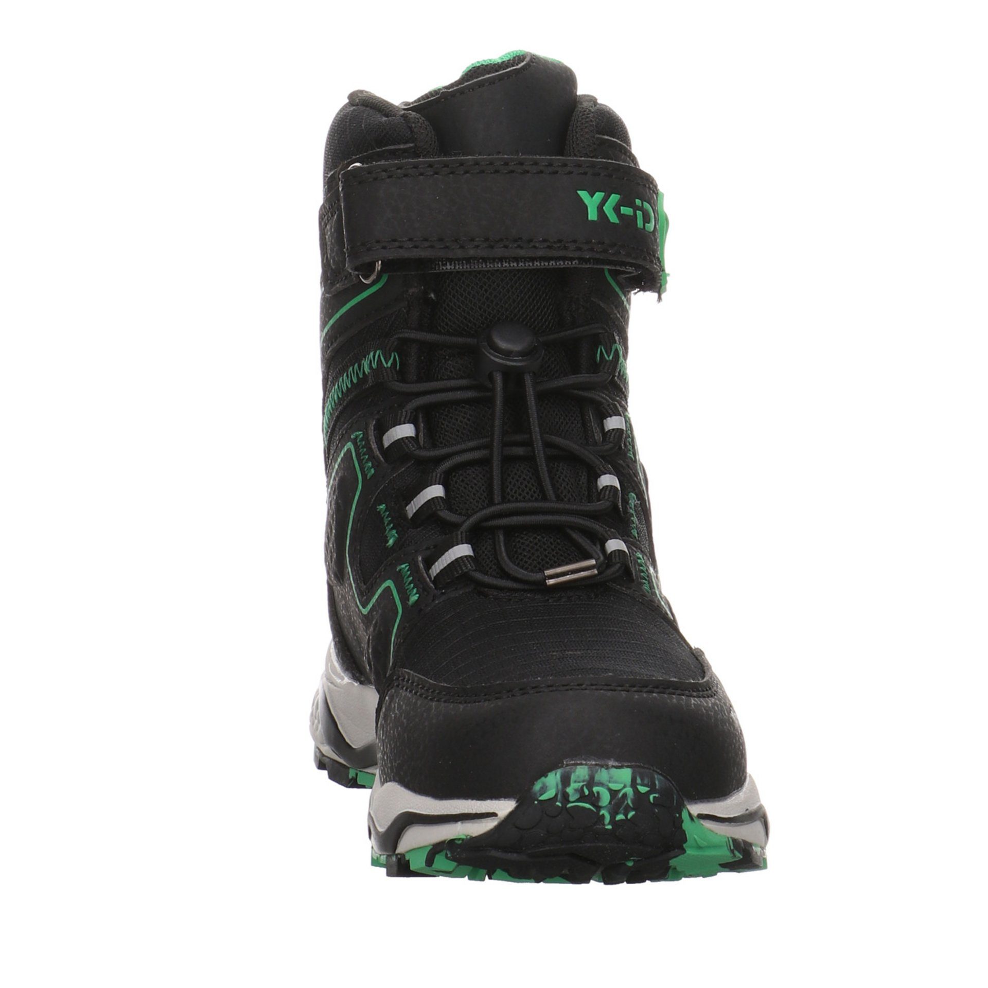 Boots Lurchi Stiefel black green Stiefel Lucian-Tex Synthetikkombination by Schuhe Jungen YK-ID