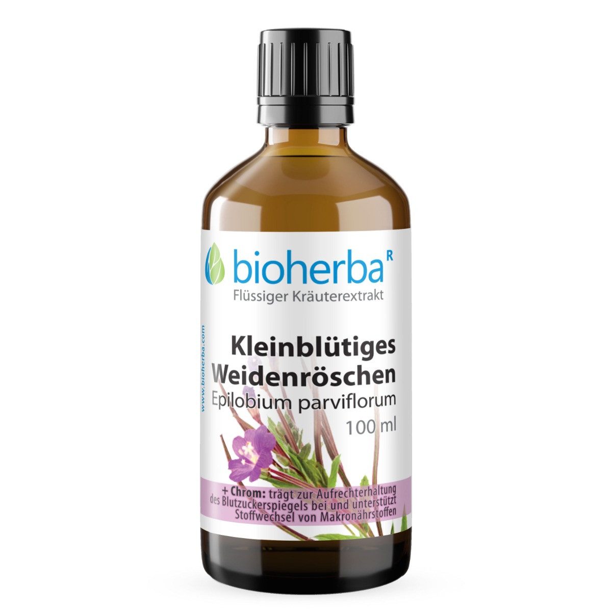 BIOHERBA R Bioherba Kleinblütiges Weidenröschen Tropfen Tinktur 100 ml Glasflasche, 1 er
