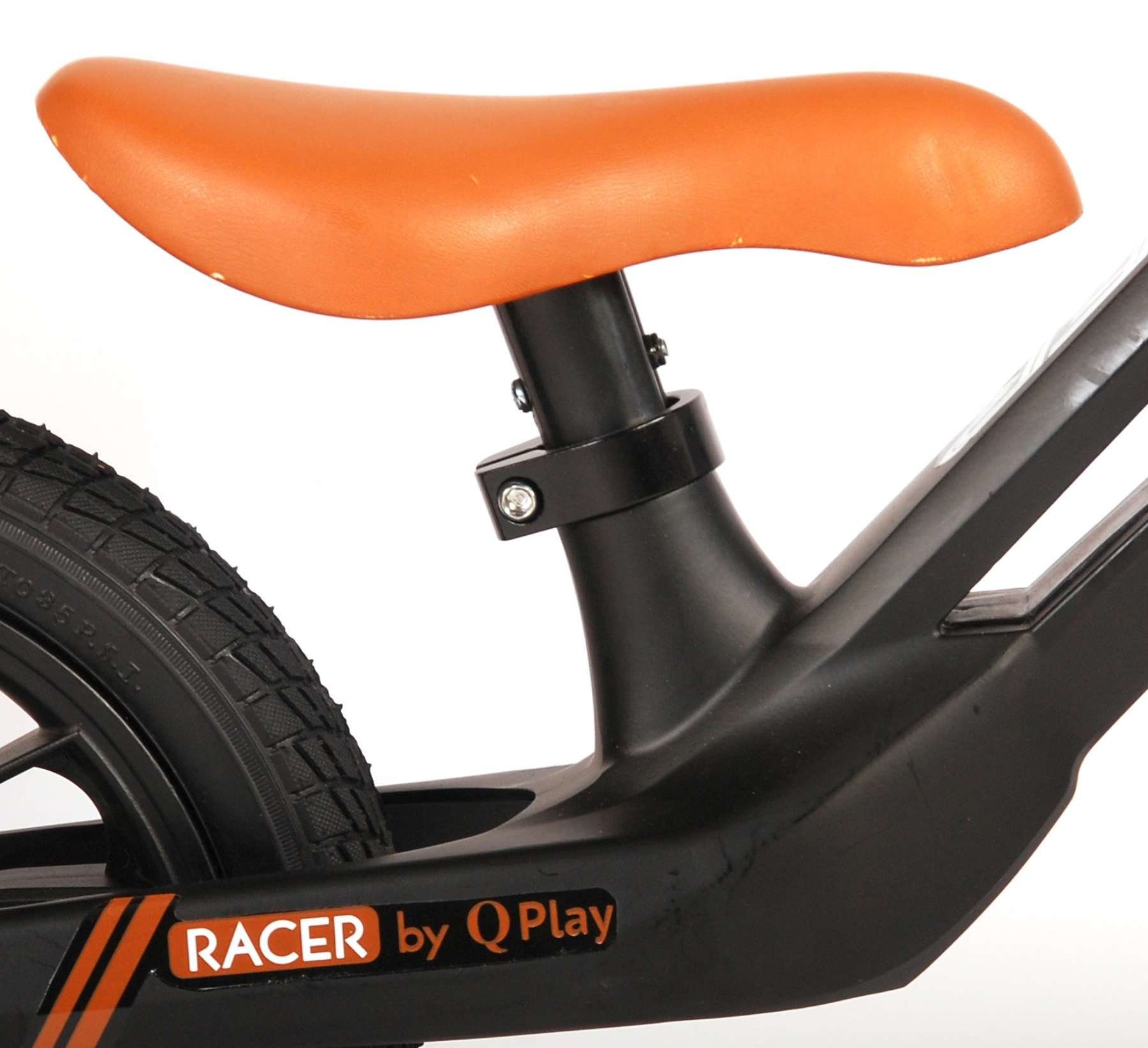 Balance Bike 12 - Mädchen - schwarz Laufrad Zoll QPlay und Magnesium Jungen Racer -